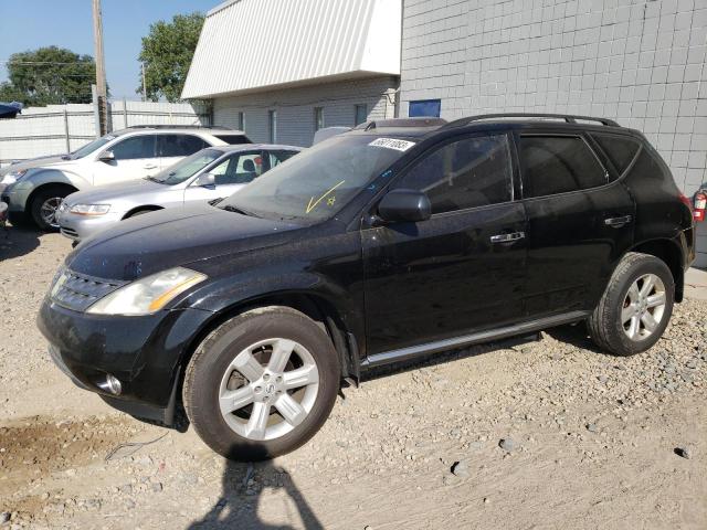 nissan murano sl 2006 jn8az08w66w511256