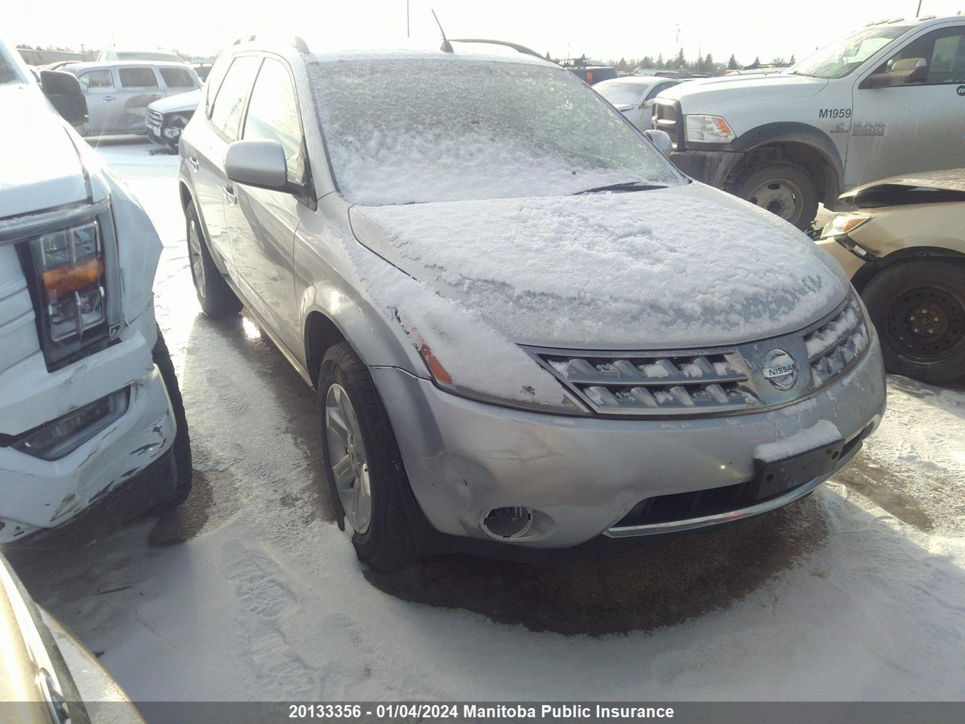 nissan murano 2007 jn8az08w67w638641