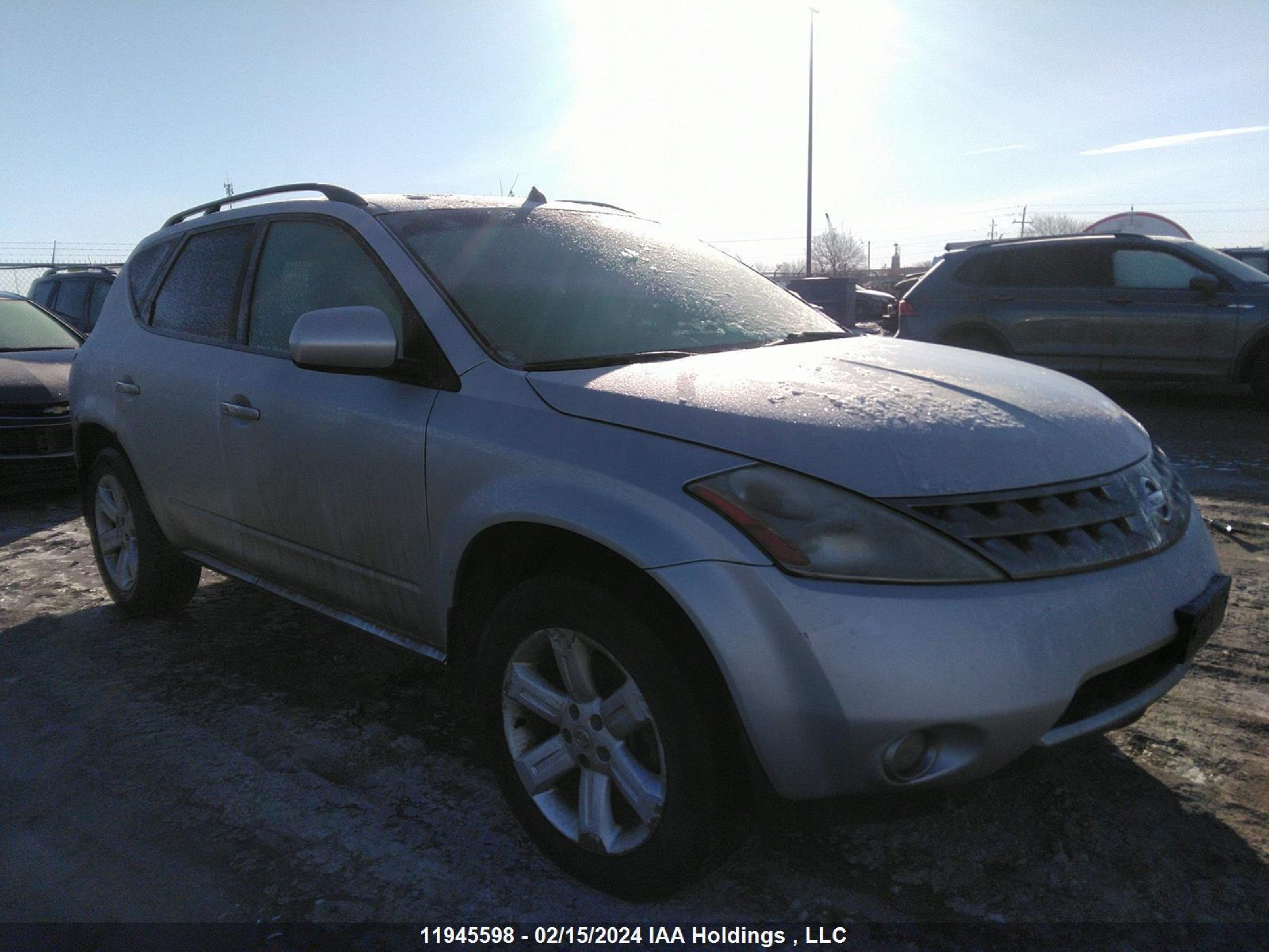 nissan murano 2007 jn8az08w67w653706