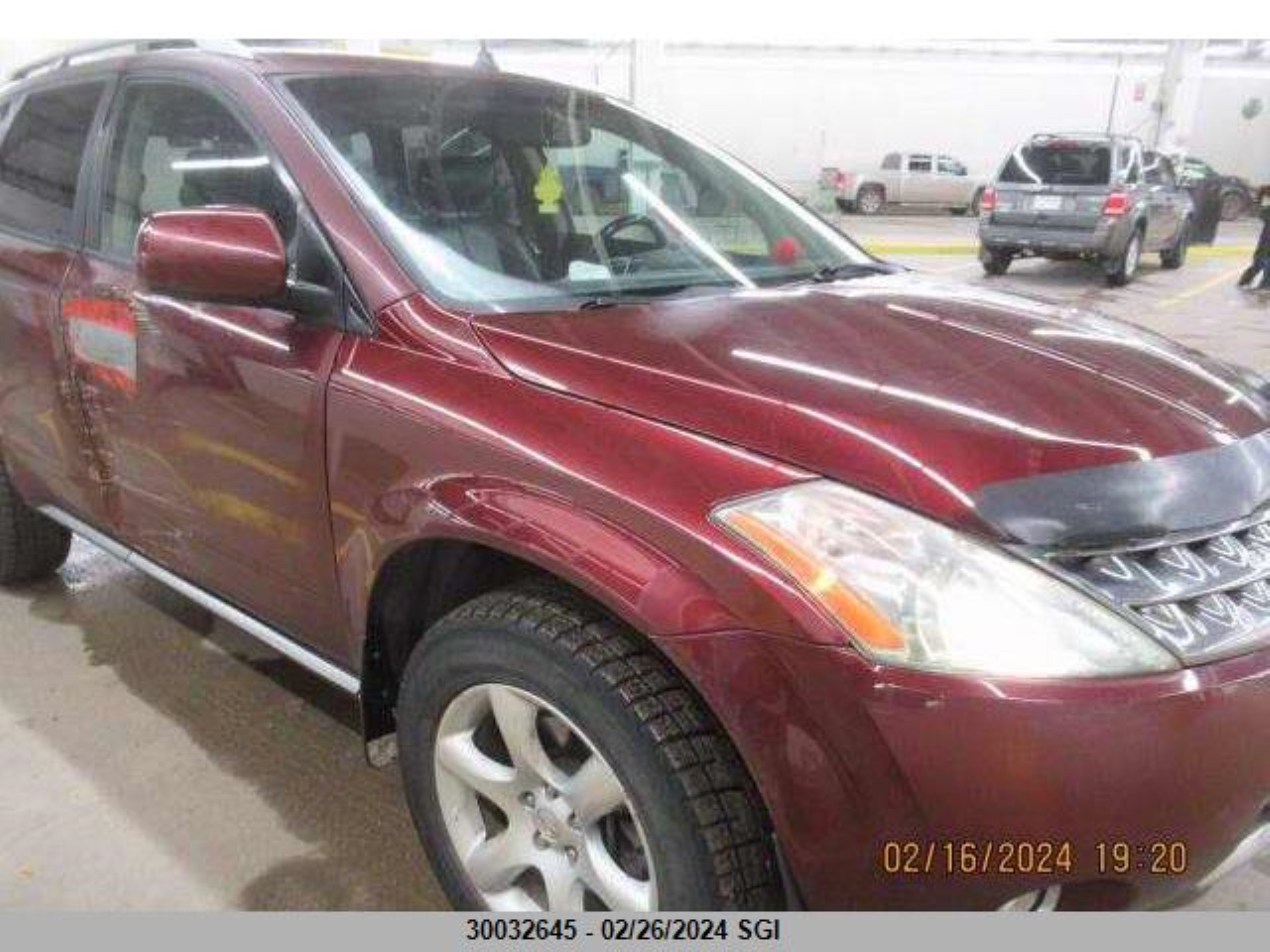 nissan murano 2007 jn8az08w67w656900