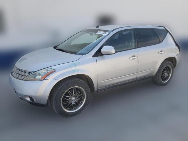 nissan murano 2006 jn8az08w76w523772