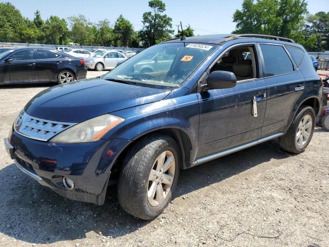 nissan murano 2007 jn8az08w77w662947