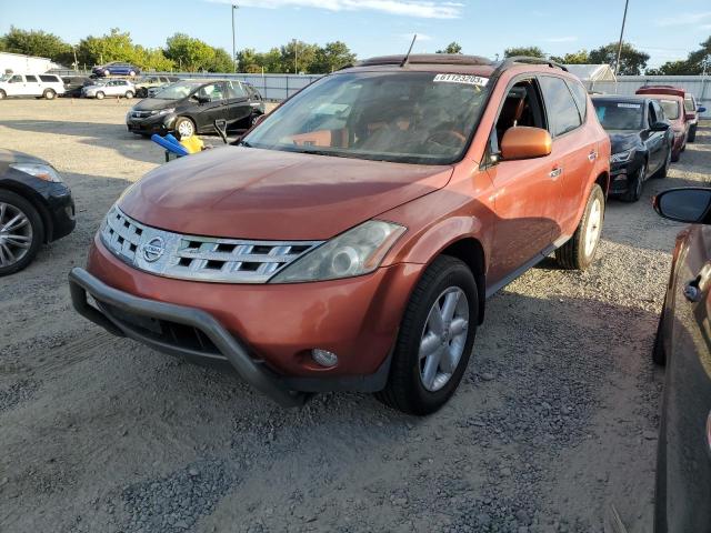 nissan murano 2004 jn8az08w84w342757