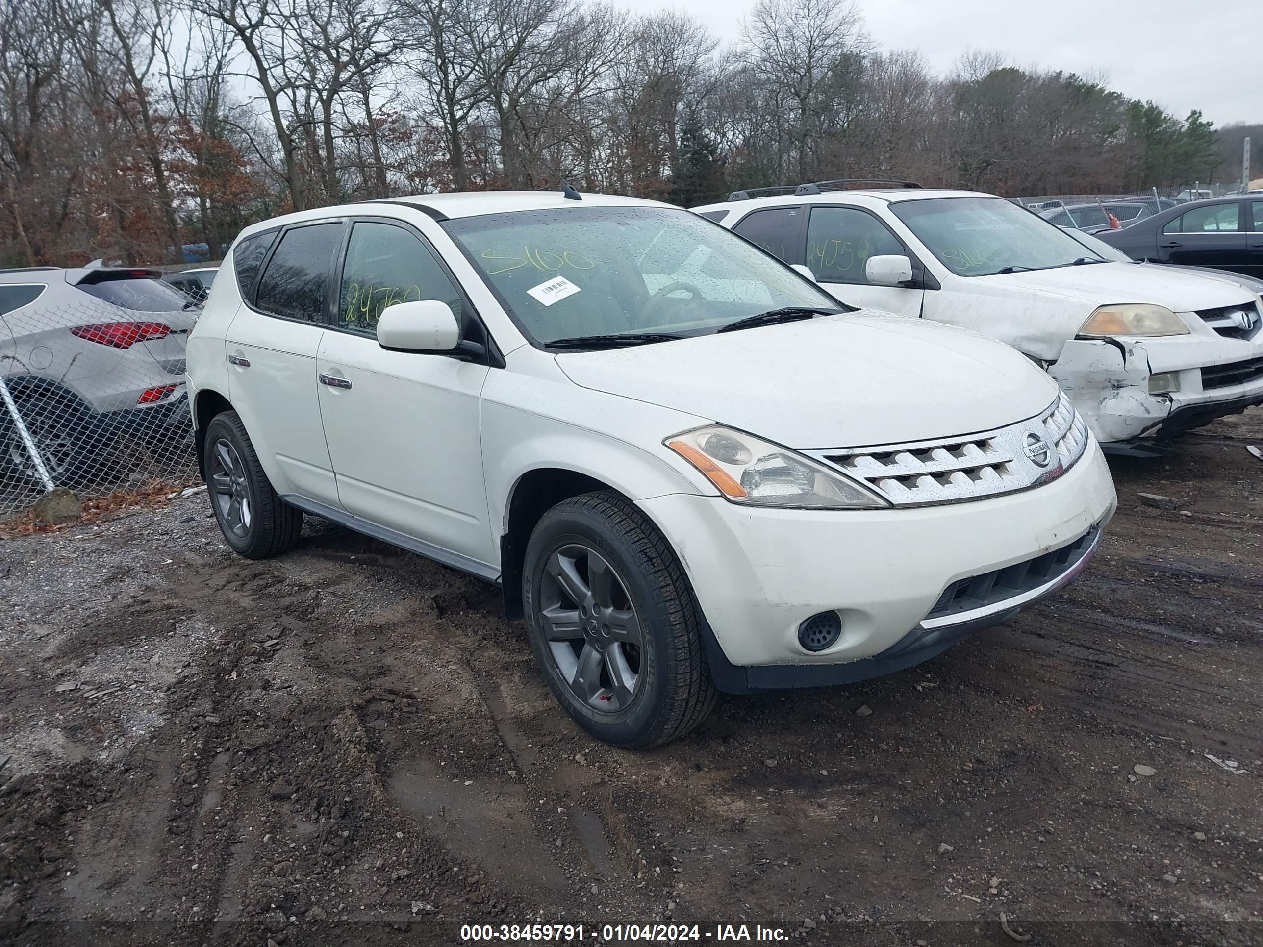 nissan murano 2006 jn8az08w86w515339