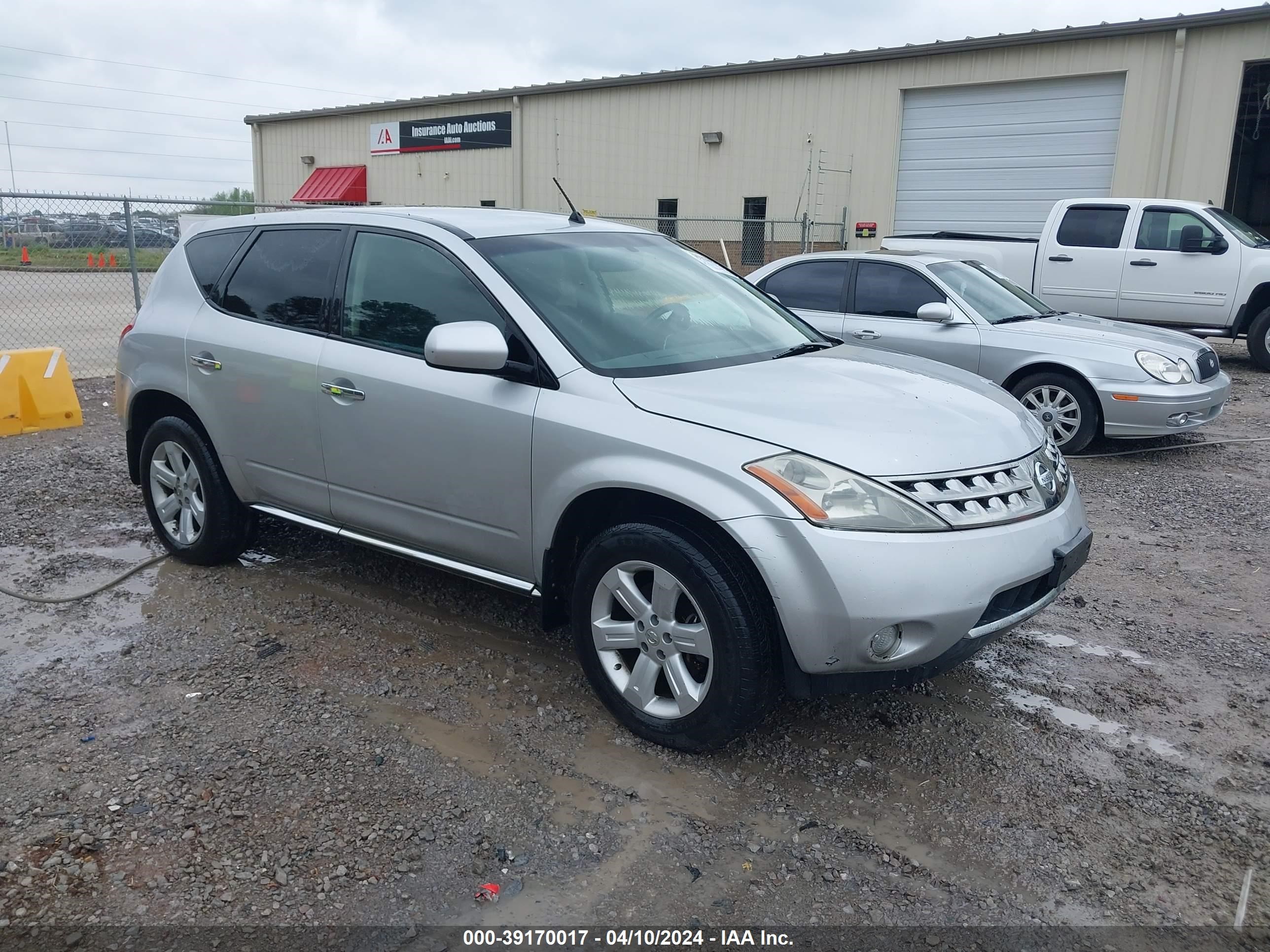 nissan murano 2007 jn8az08w87w635983