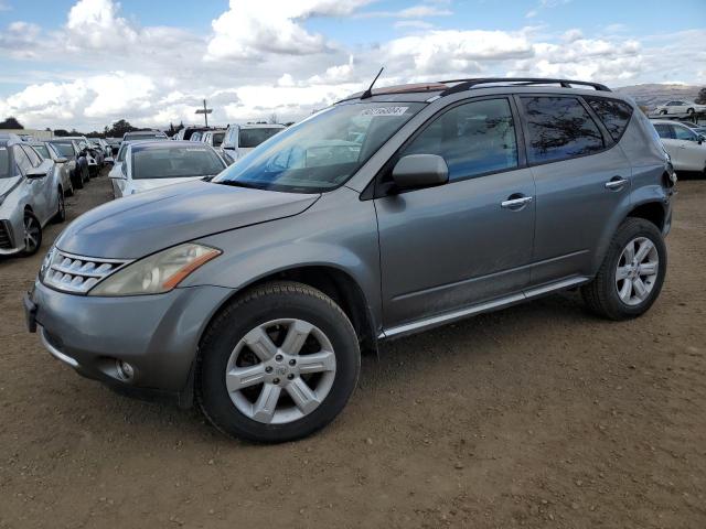 nissan murano sl 2006 jn8az08w96w551167