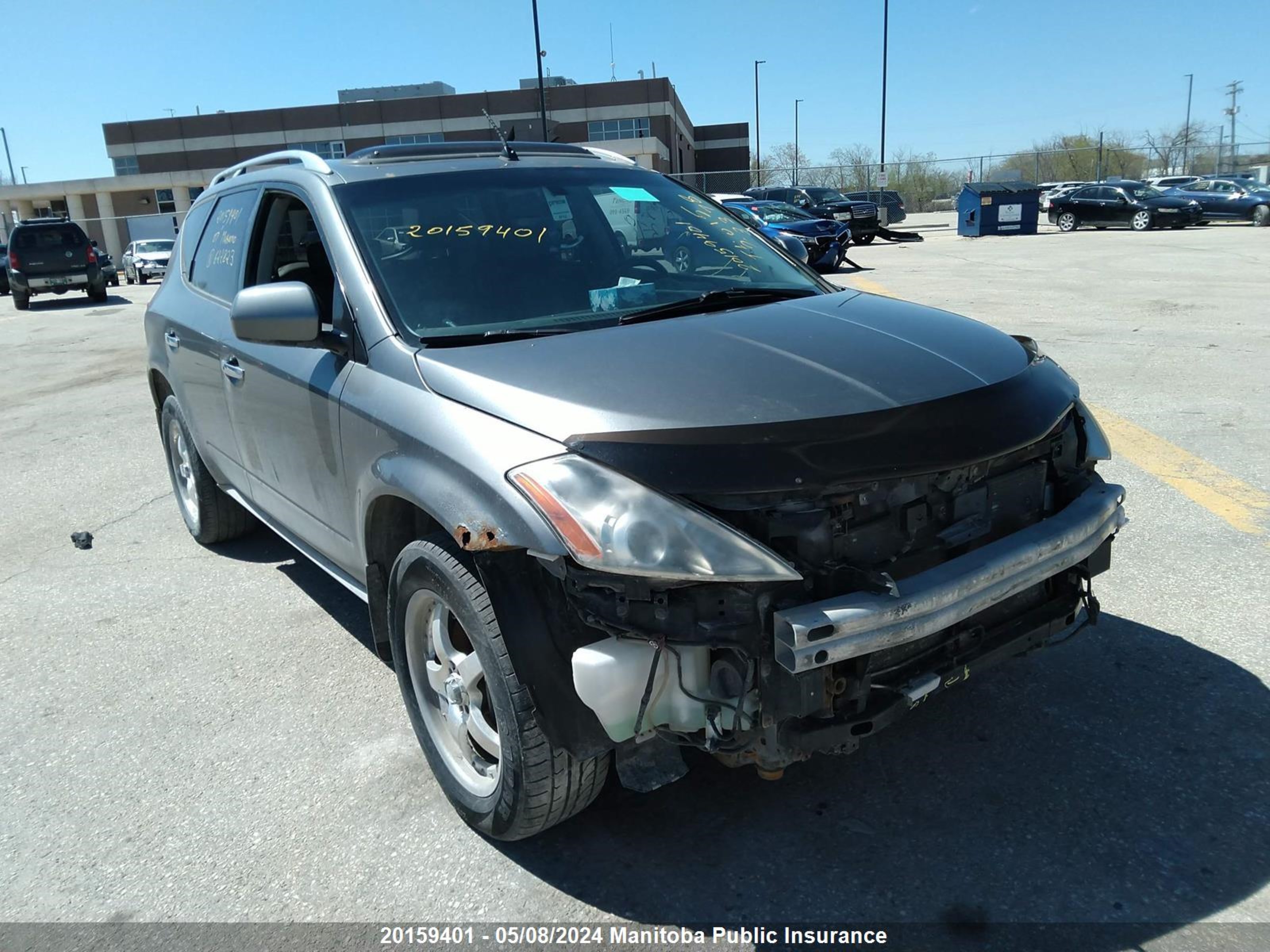 nissan murano 2007 jn8az08w97w622823