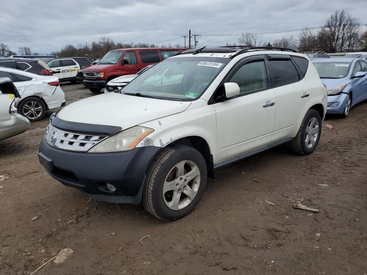 nissan murano 2004 jn8az08wx4w324678