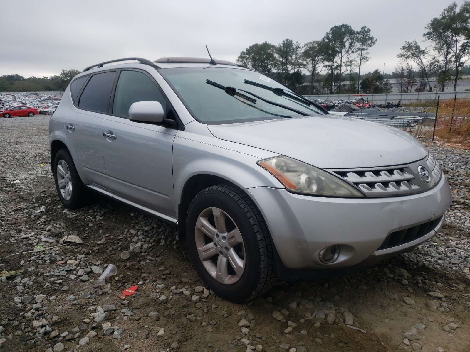 nissan murano sl 2007 jn8az08wx7w609482