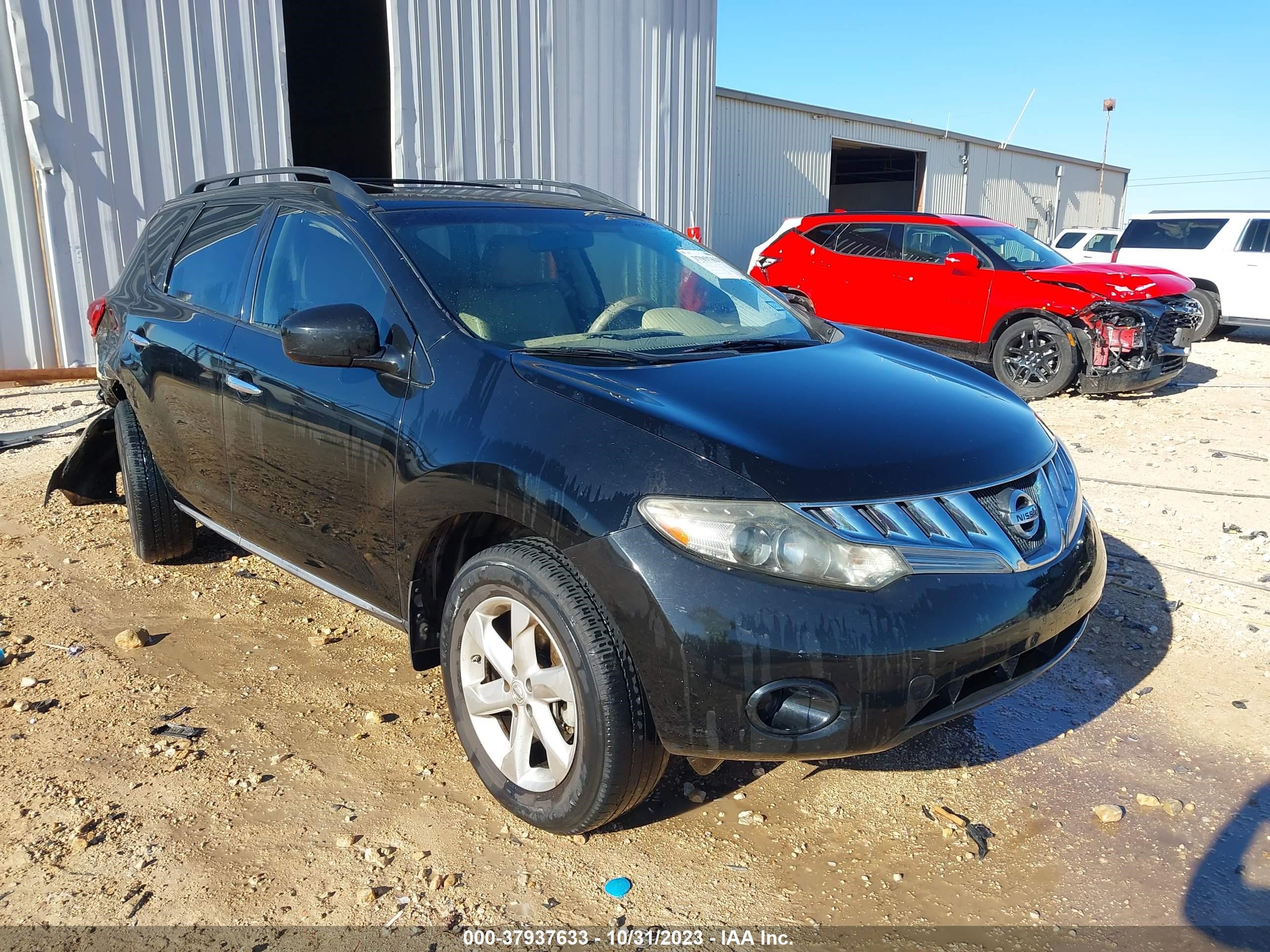 nissan murano 2009 jn8az18u09w005575