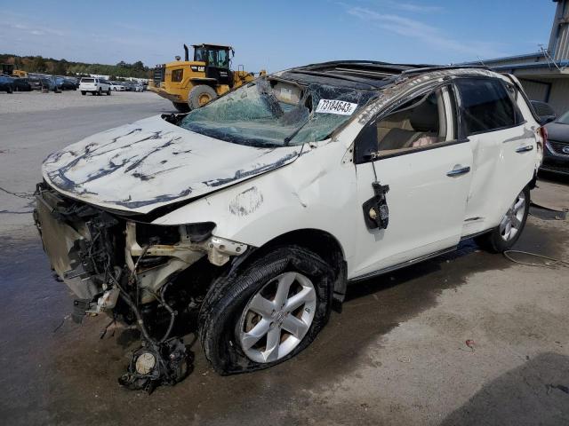 nissan murano 2009 jn8az18u29w019607