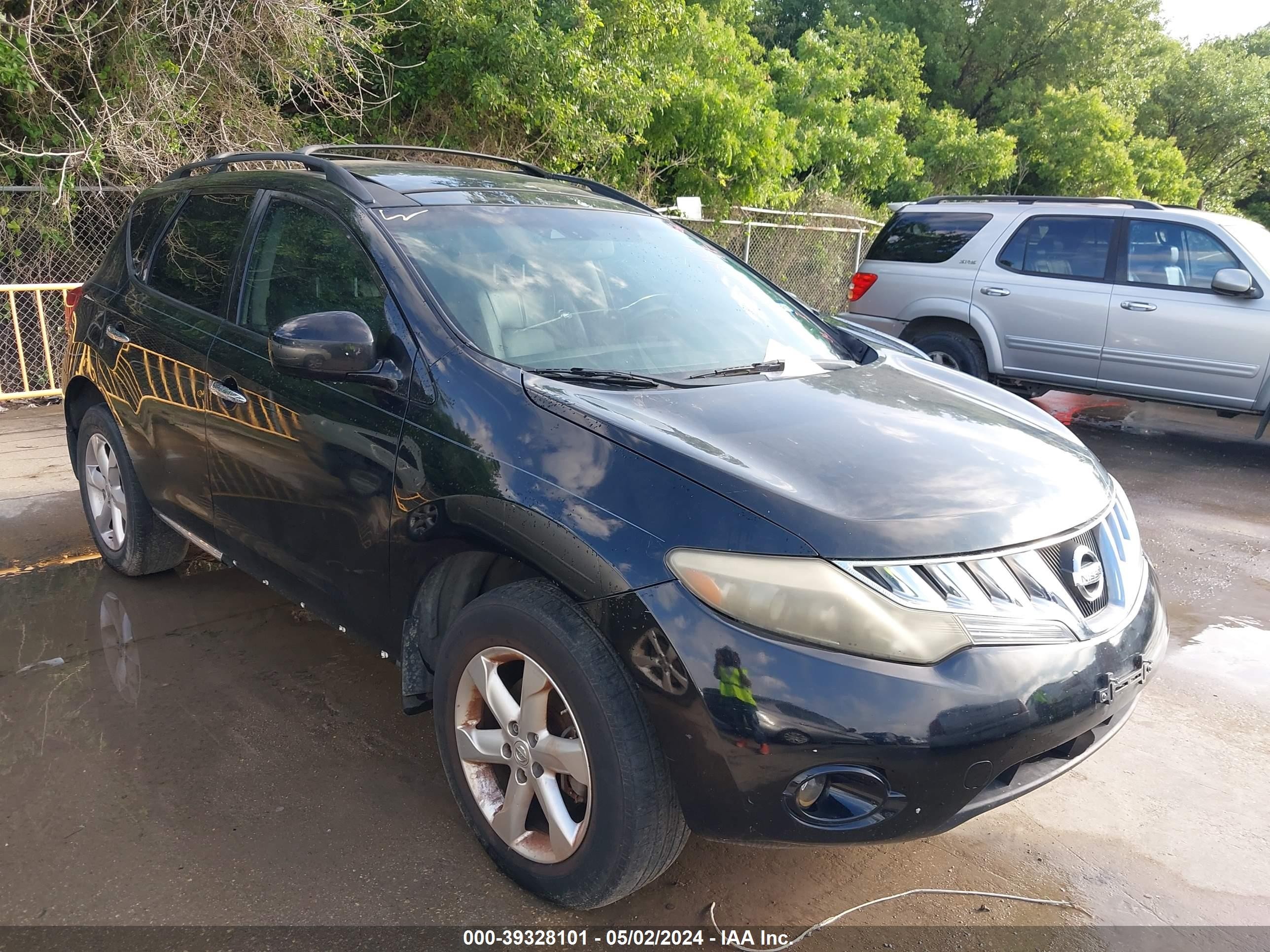 nissan murano 2009 jn8az18u29w020949