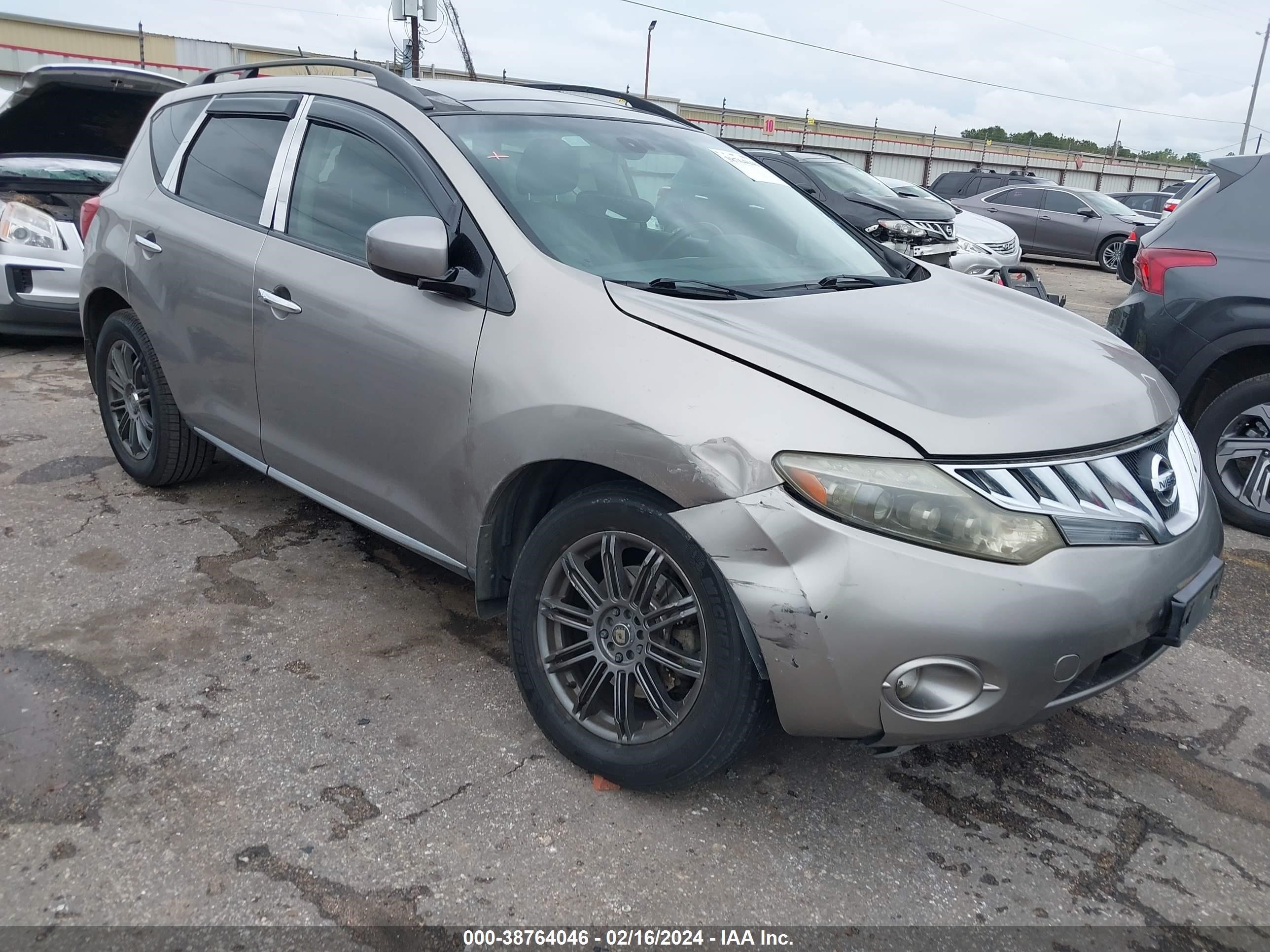 nissan murano 2009 jn8az18u29w030414