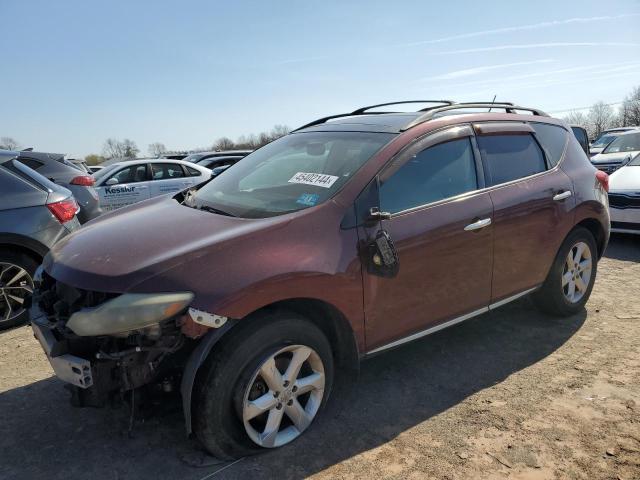 nissan murano 2009 jn8az18u39w021267