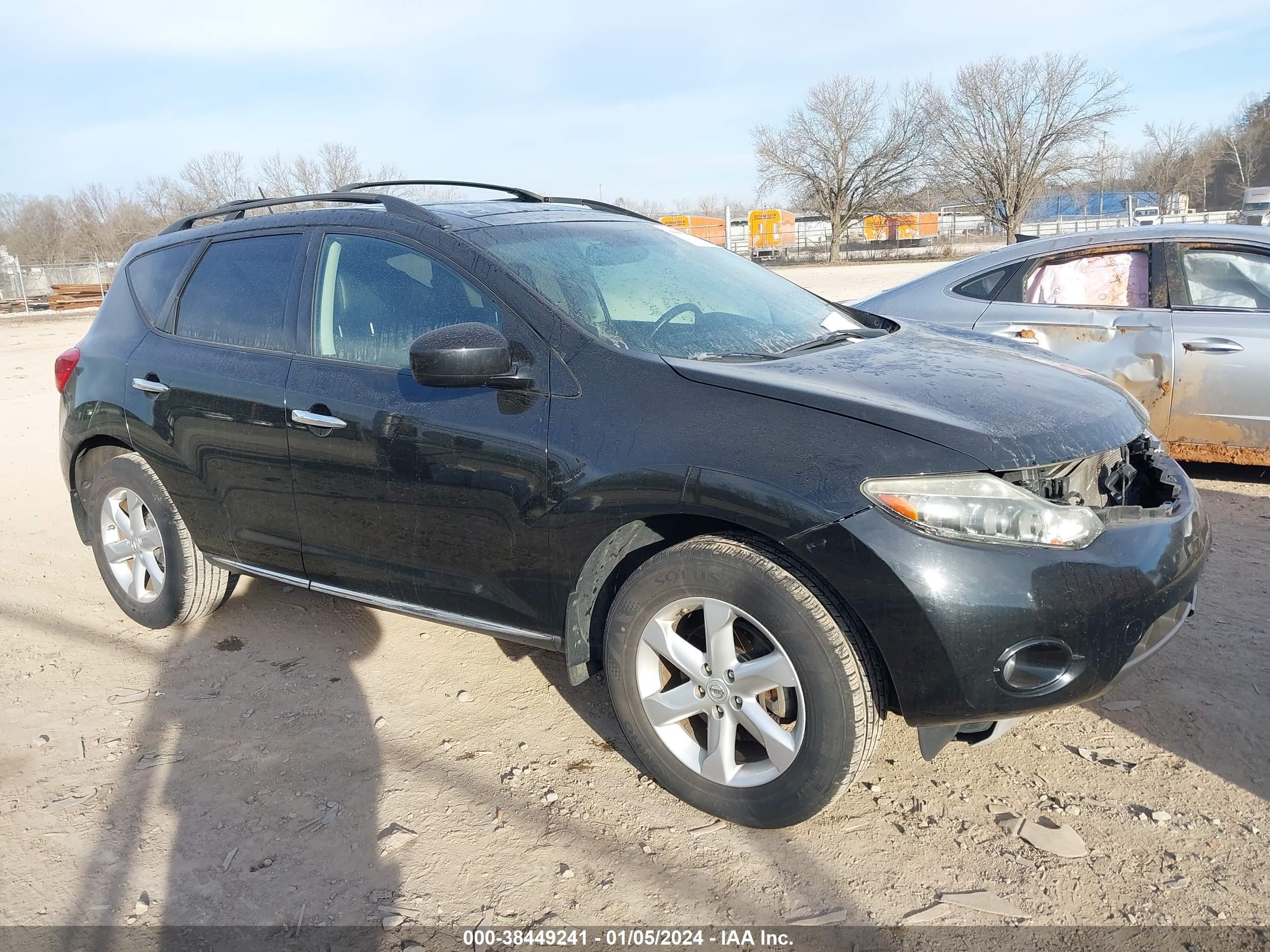 nissan murano 2009 jn8az18u59w018161