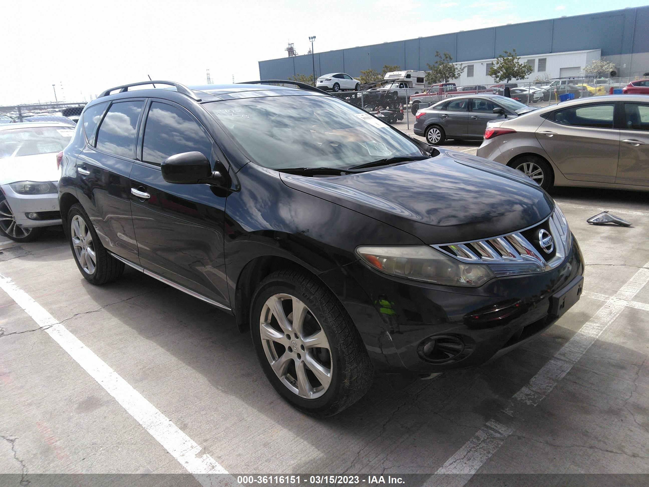 nissan murano 2009 jn8az18u59w102237