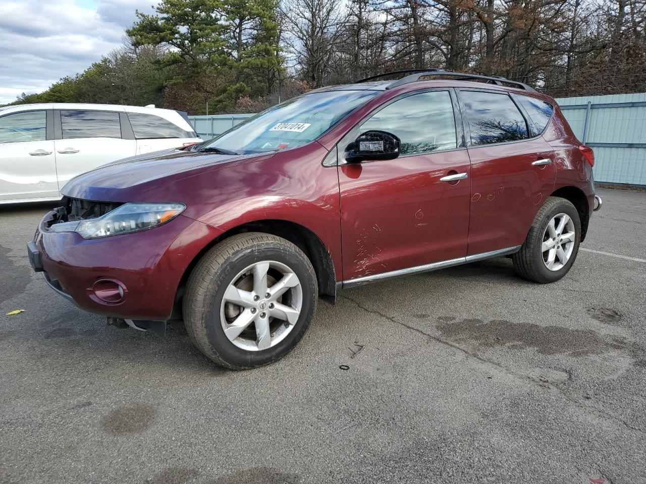 nissan murano 2009 jn8az18u69w001854