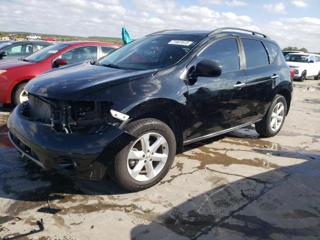 nissan murano s 2009 jn8az18u99w008779