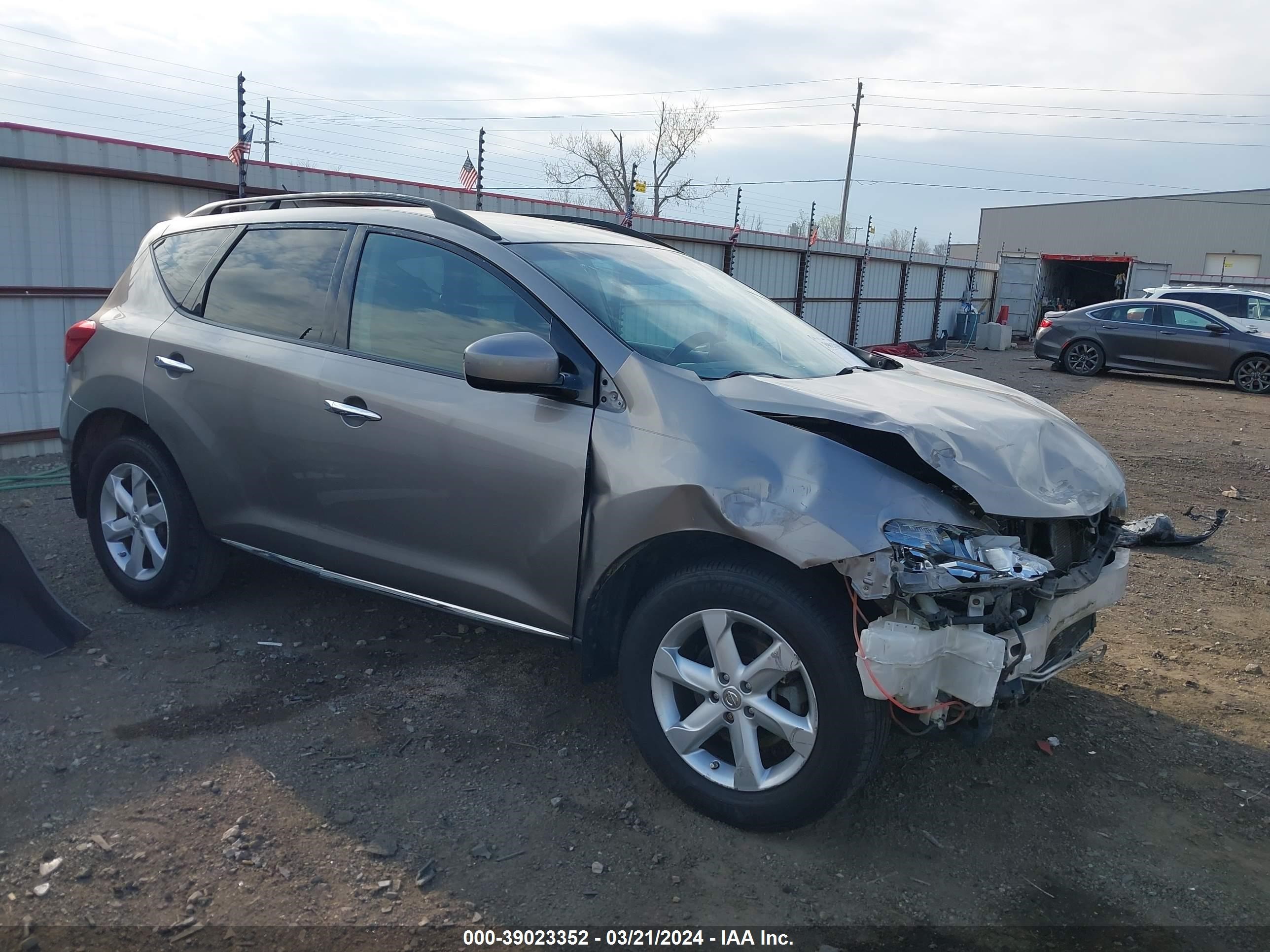 nissan murano 2009 jn8az18u99w101141