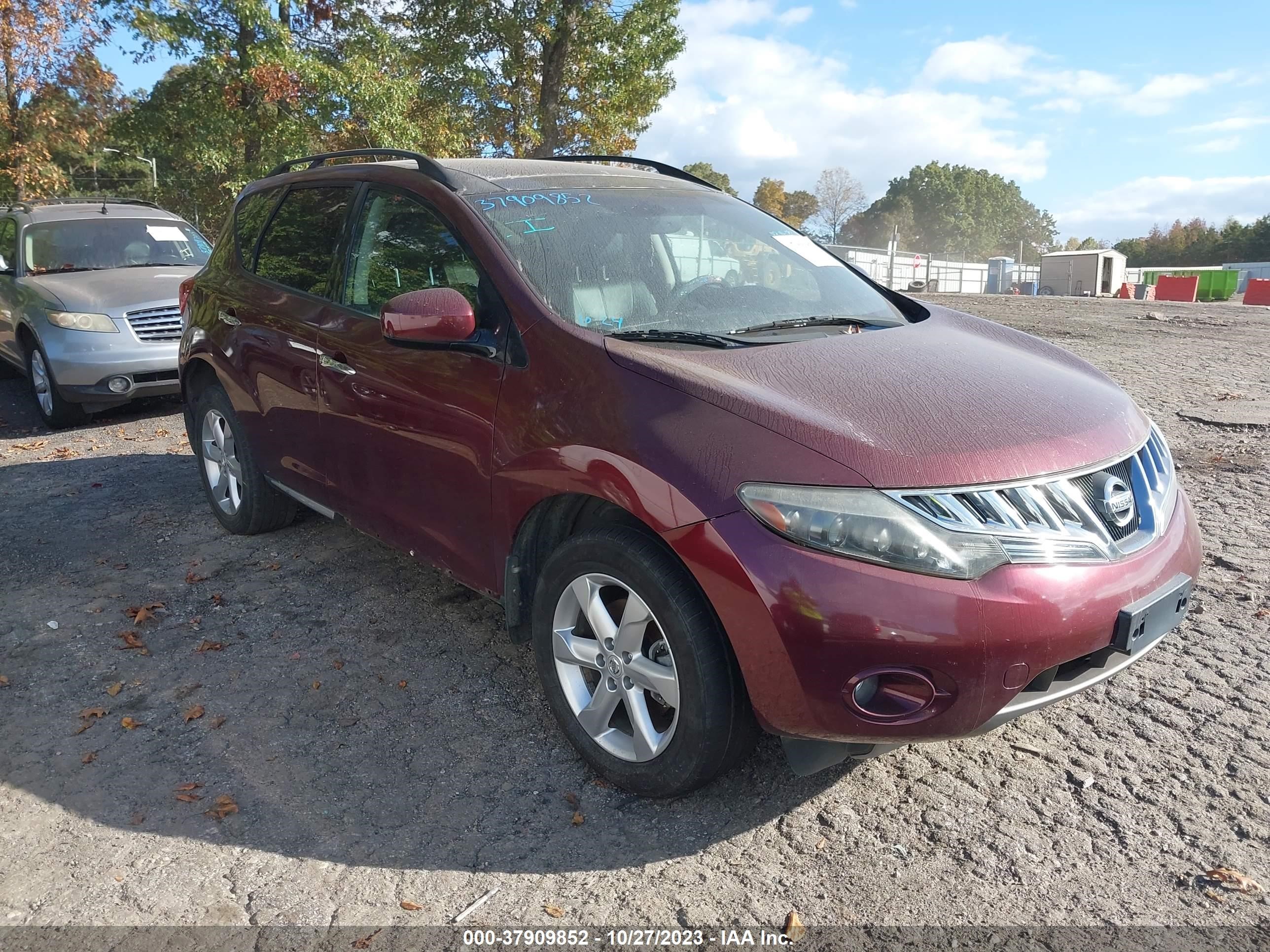 nissan murano 2009 jn8az18ux9w008239