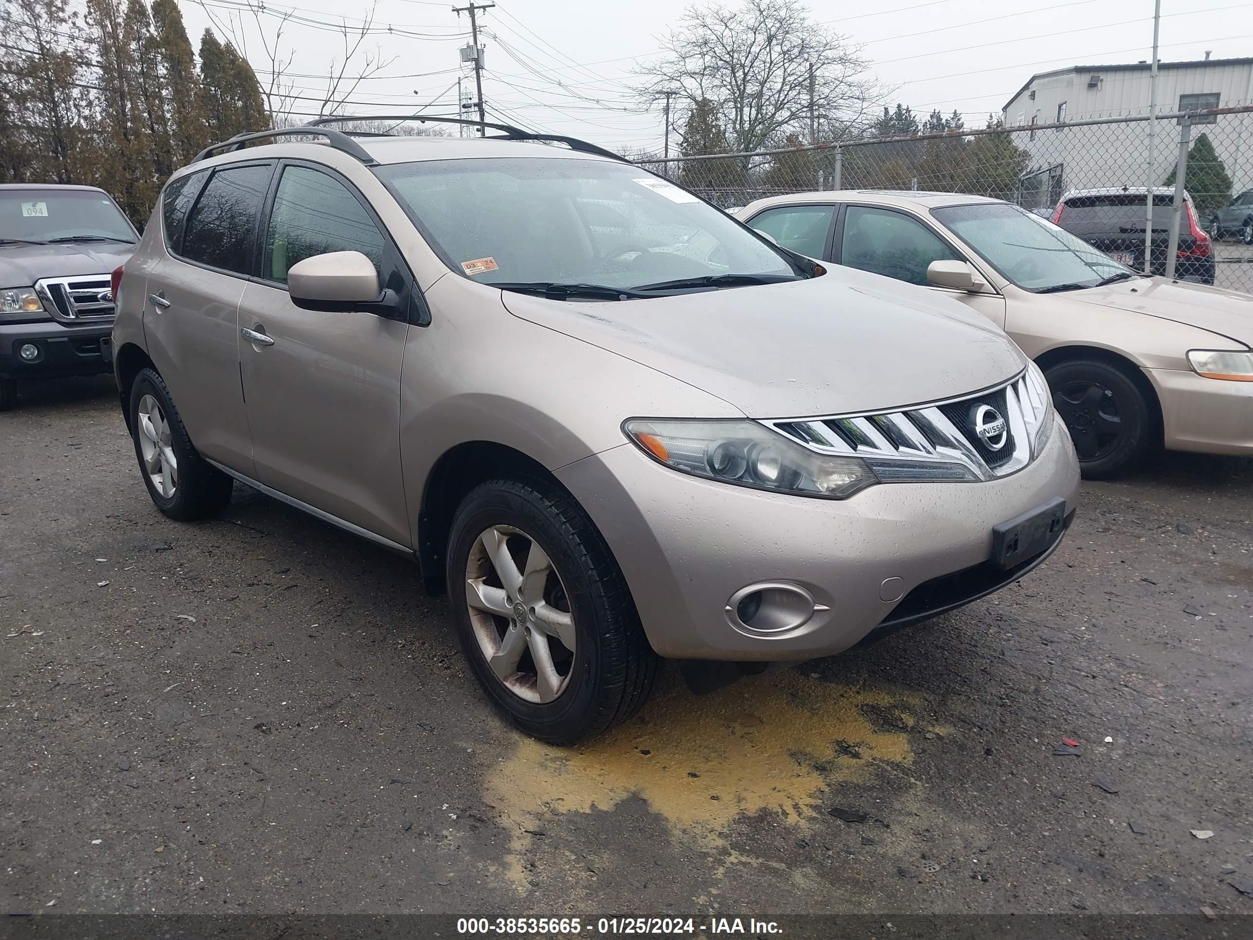 nissan murano 2009 jn8az18w09w200819