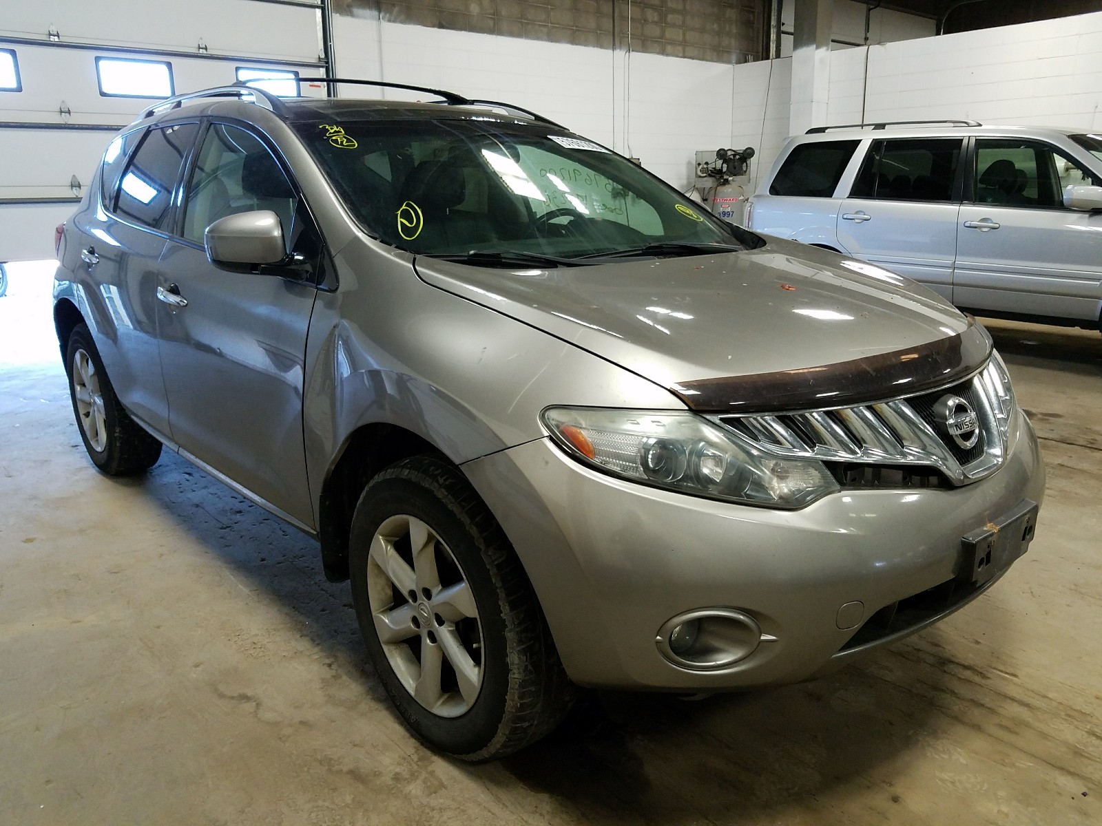 nissan murano s 2009 jn8az18w09w214980