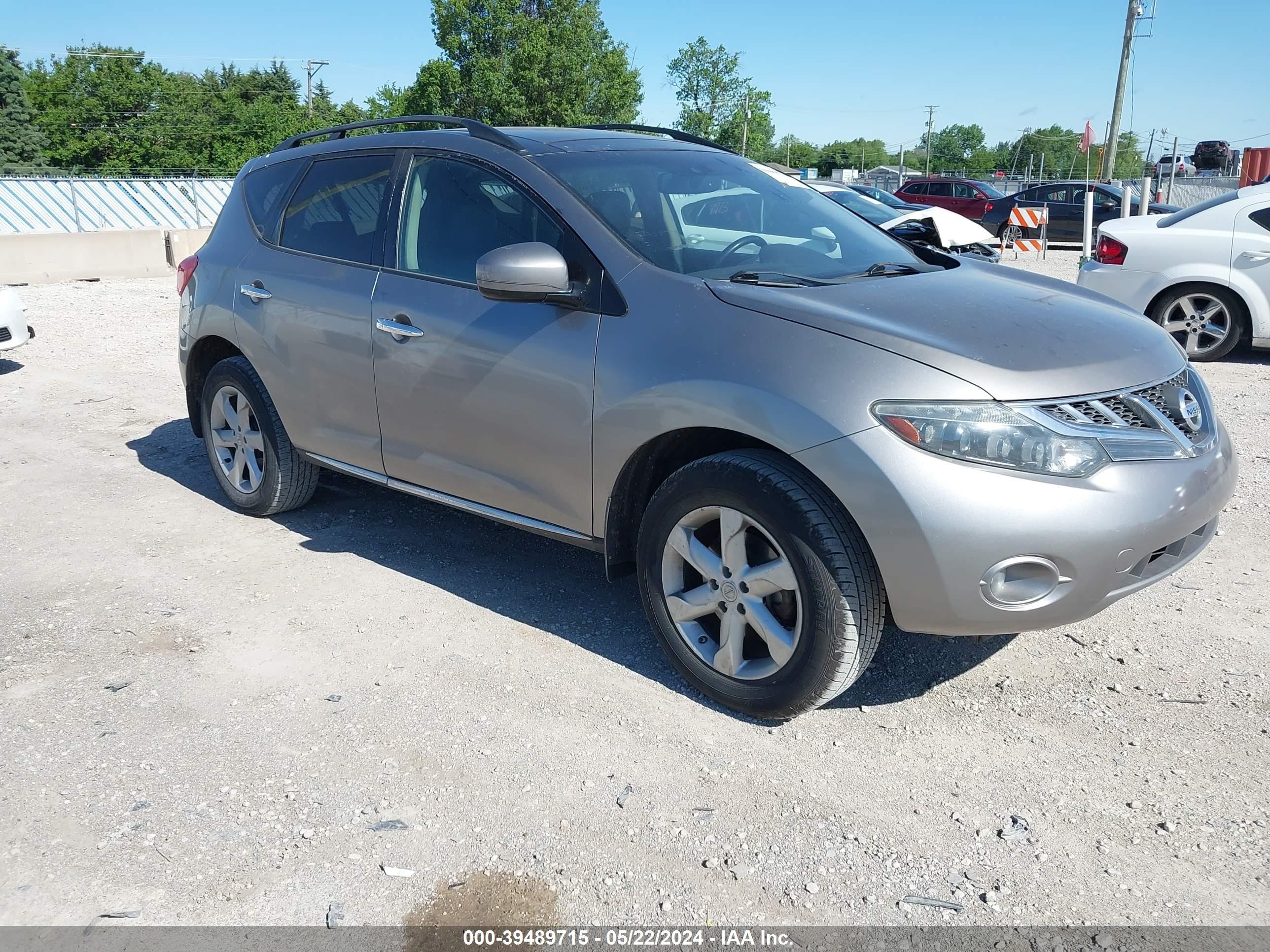 nissan murano 2009 jn8az18w19w155003