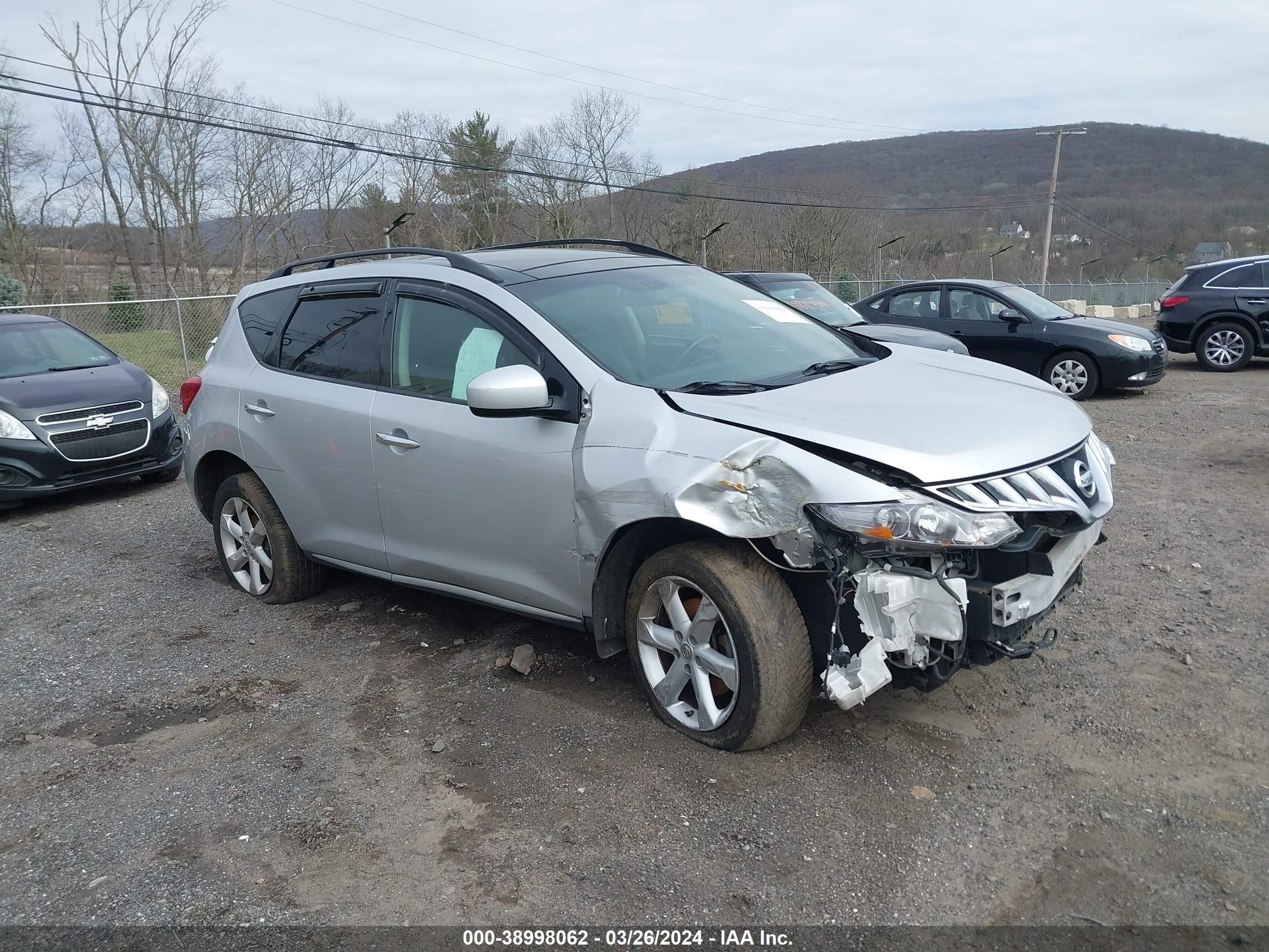 nissan murano 2009 jn8az18w19w158631