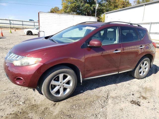 nissan murano 2009 jn8az18w19w201896