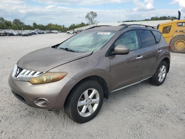 nissan murano s 2009 jn8az18w29w157309