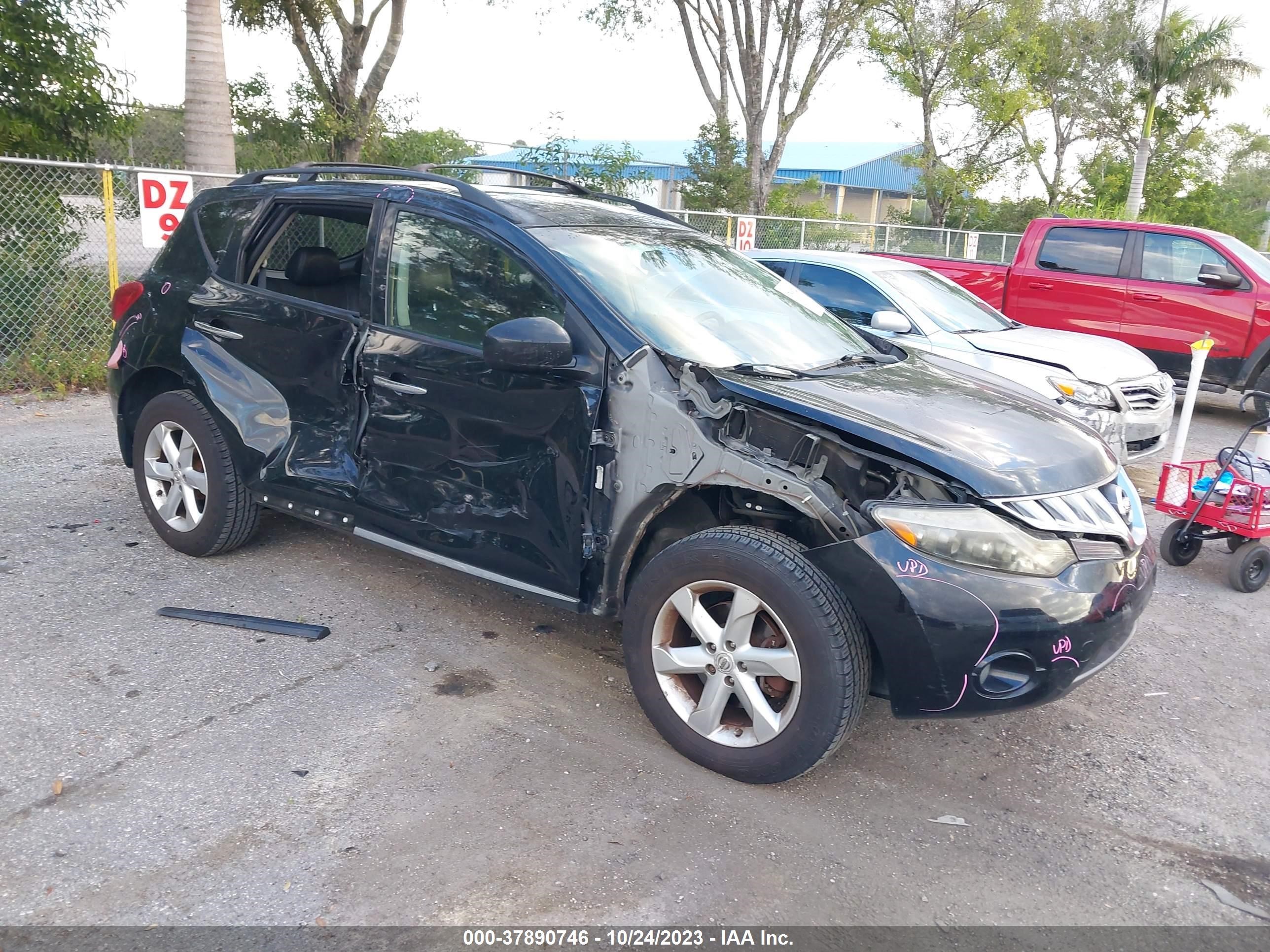 nissan murano 2009 jn8az18w39w111715