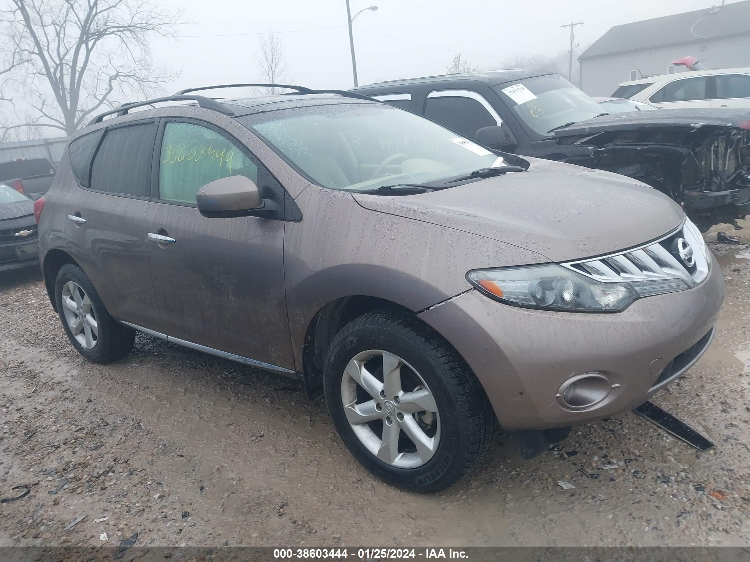 nissan murano 2009 jn8az18w49w107012