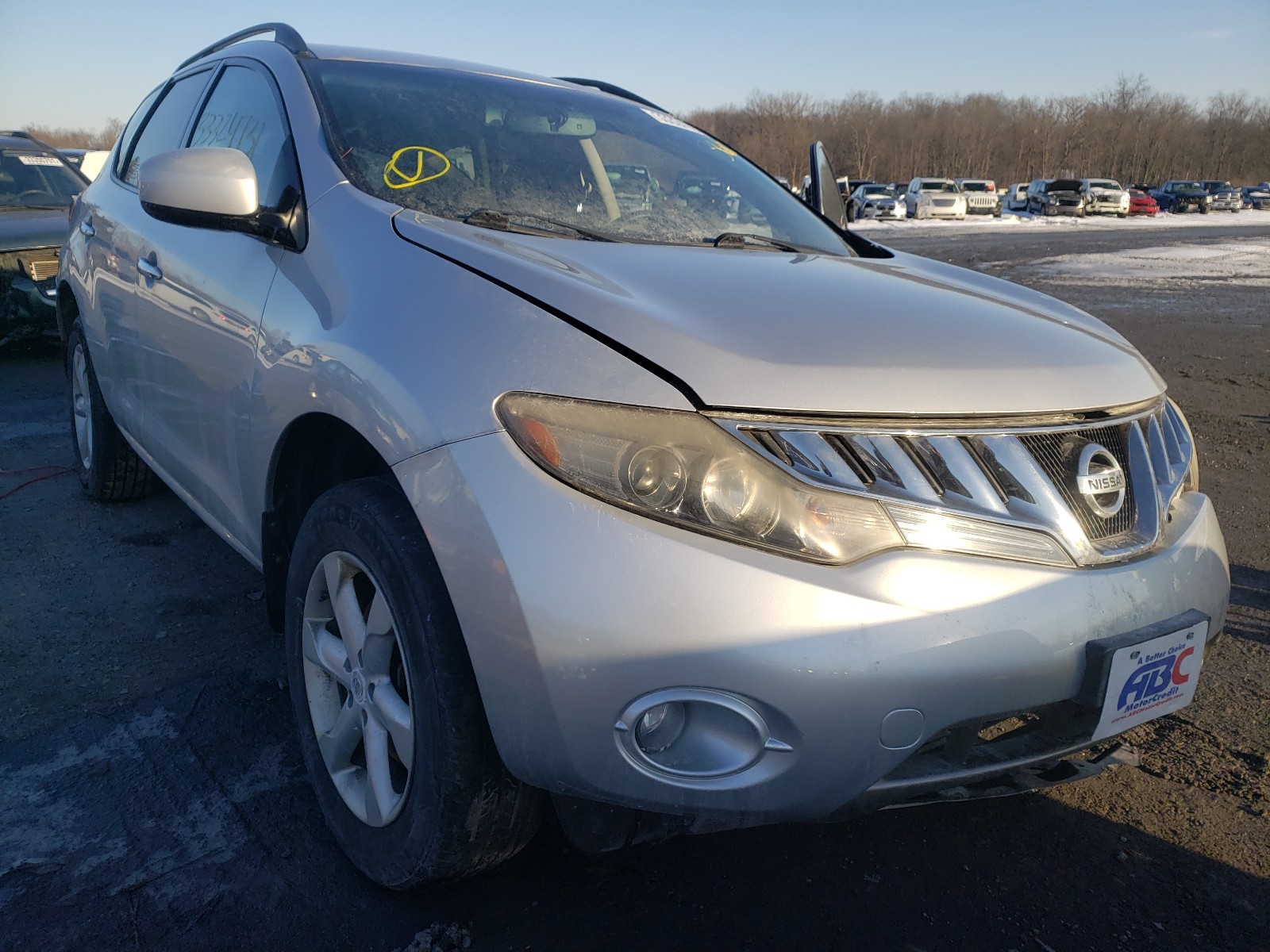 nissan murano s 2009 jn8az18w49w121475