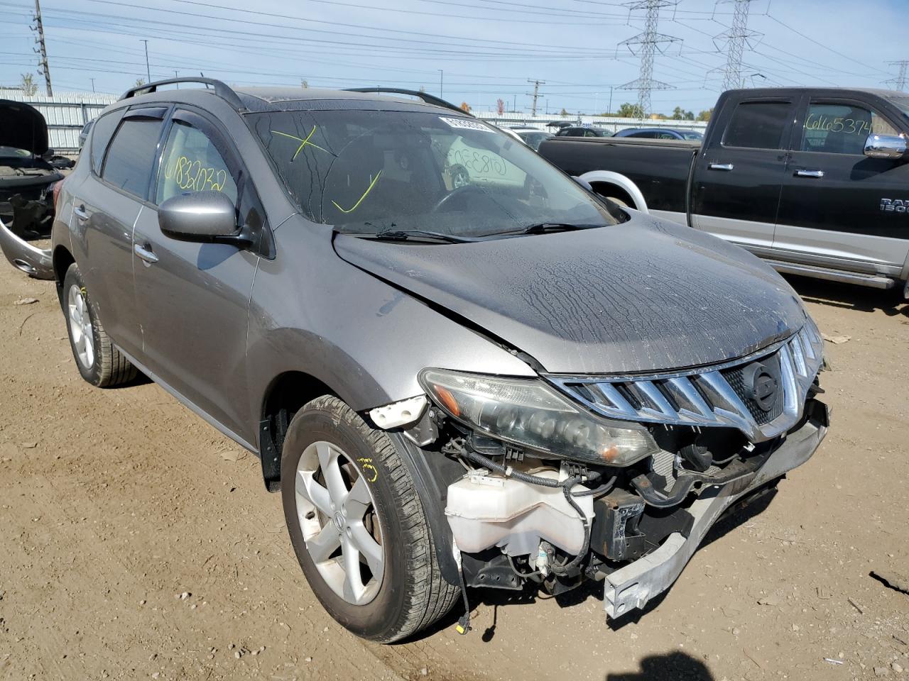 nissan murano 2009 jn8az18w49w125171