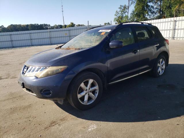 nissan murano s 2009 jn8az18w49w155786