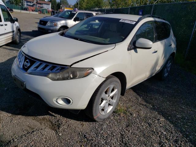 nissan murano s 2009 jn8az18w59w133635