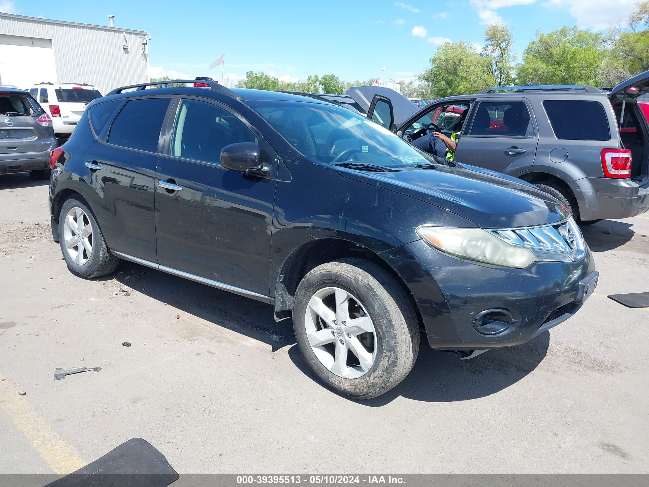 nissan murano 2009 jn8az18w79w136200