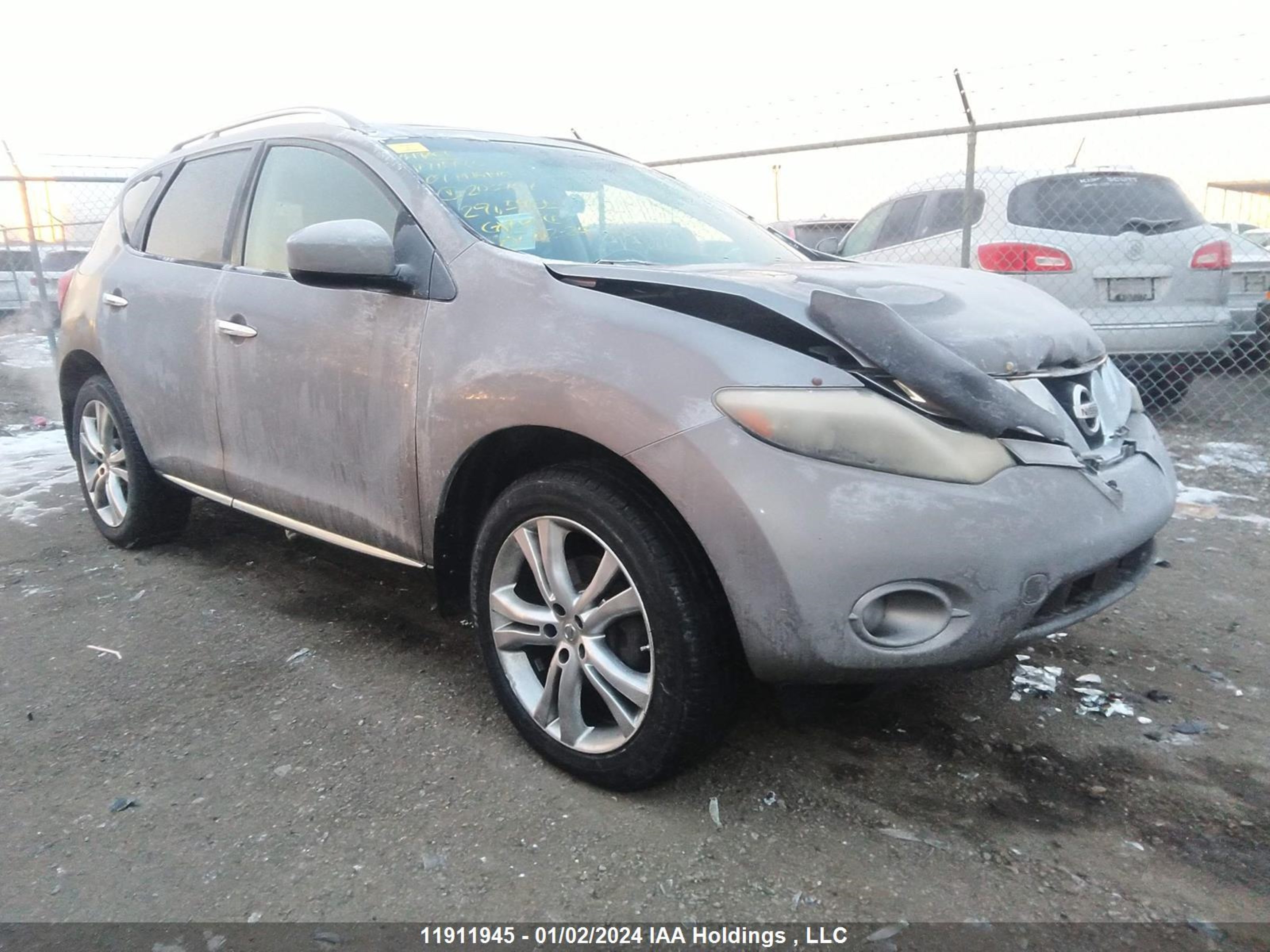 nissan murano 2009 jn8az18w79w203457