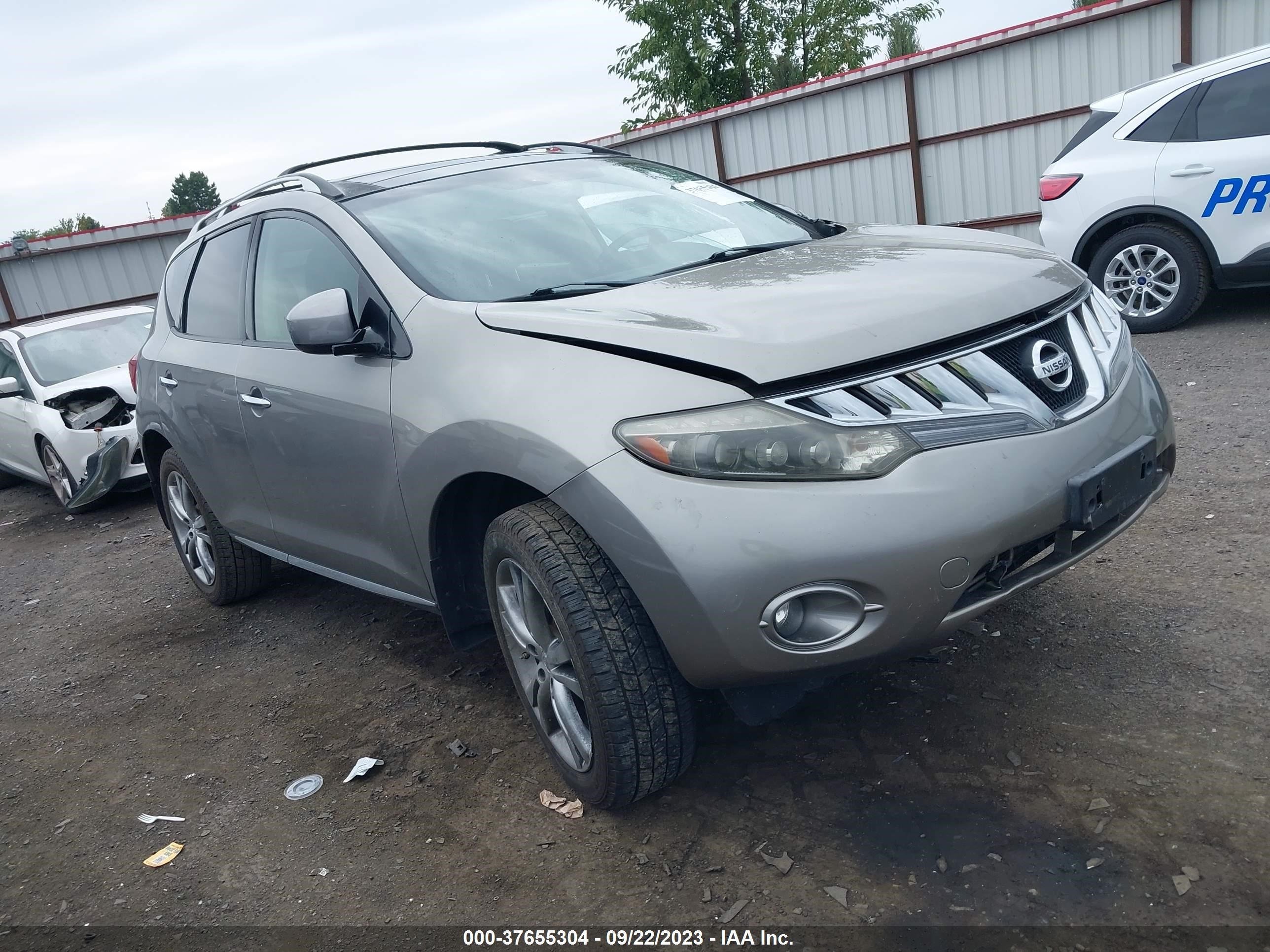 nissan murano 2009 jn8az18w89w115906