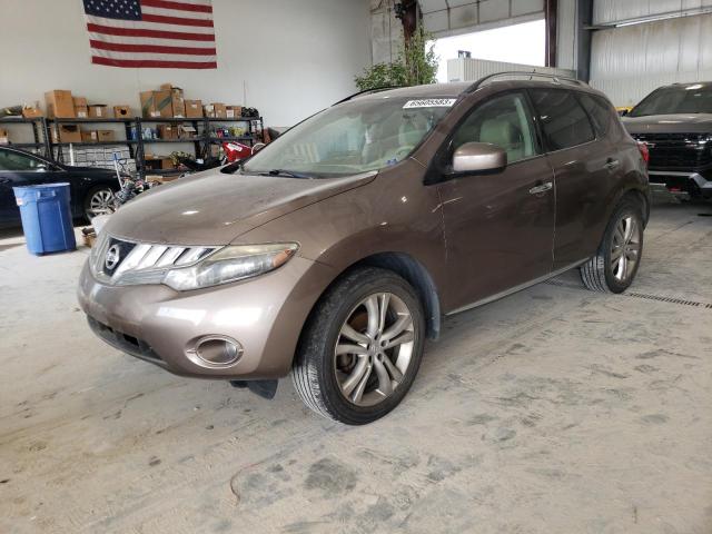 nissan murano s 2009 jn8az18w89w128476