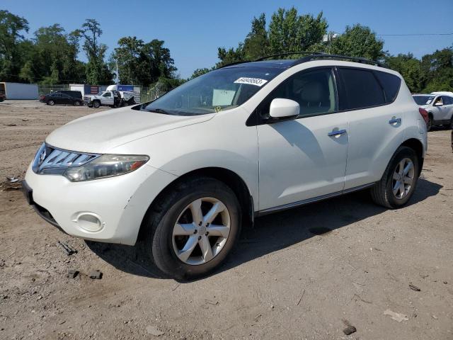 nissan murano s 2009 jn8az18w89w139395