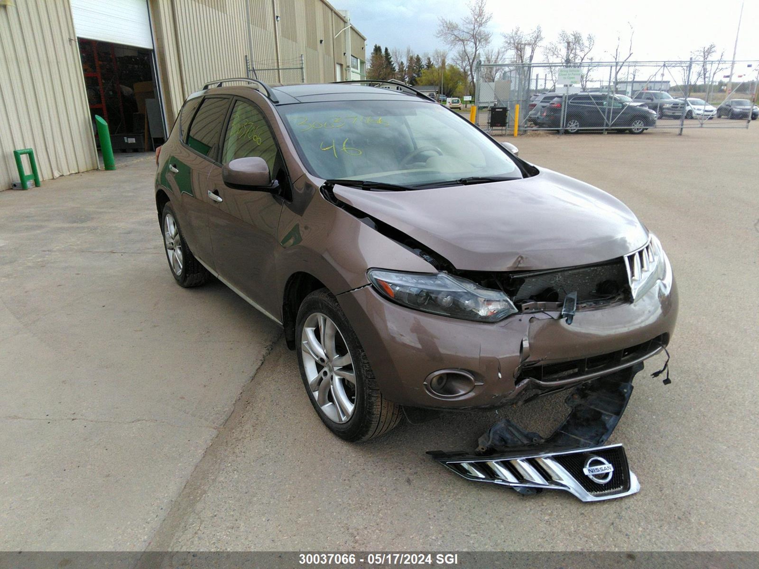 nissan murano 2009 jn8az18w89w146511