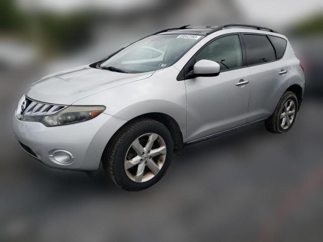 nissan murano 2009 jn8az18w99w112545