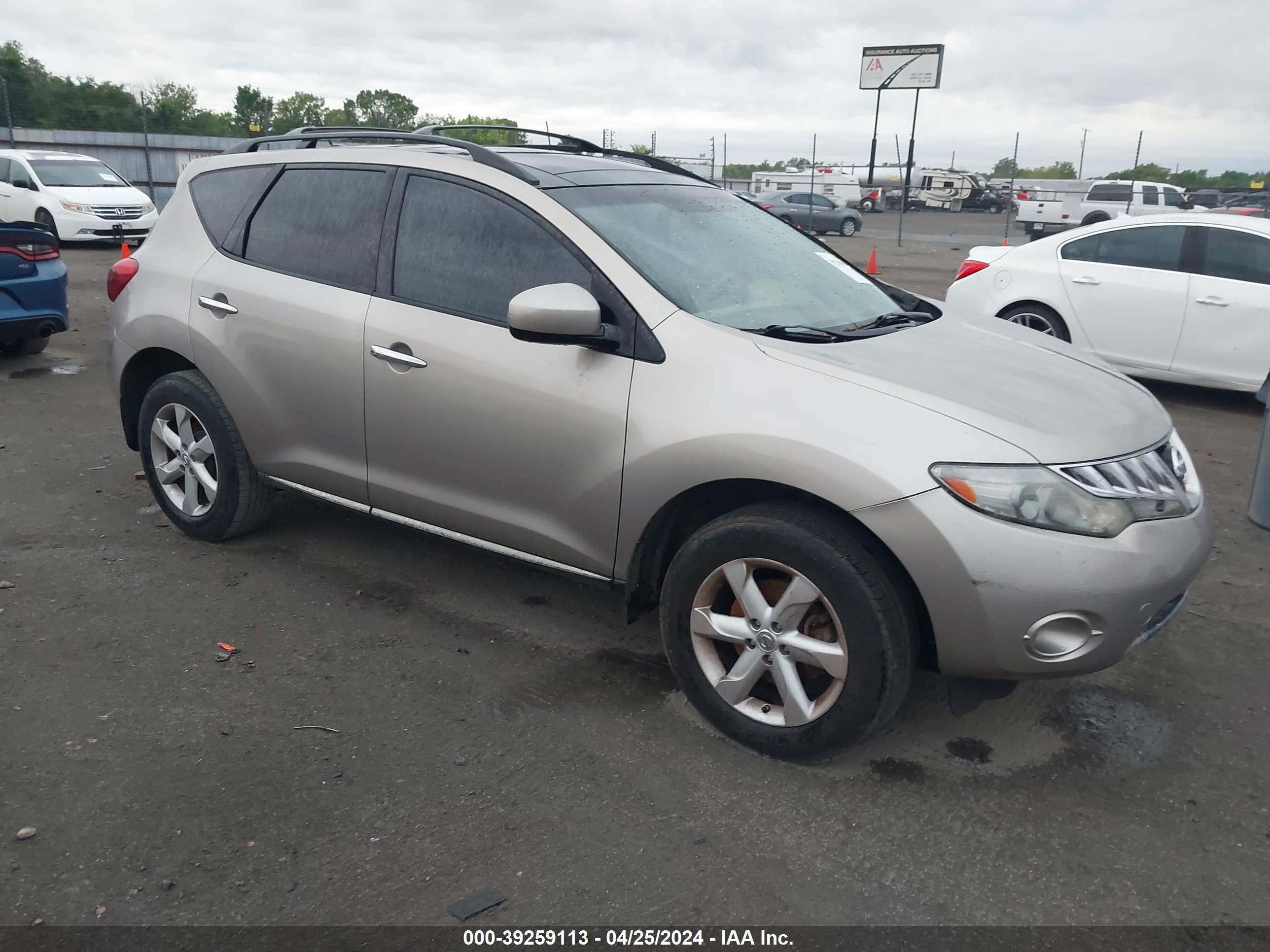 nissan murano 2010 jn8az1mu0aw007031