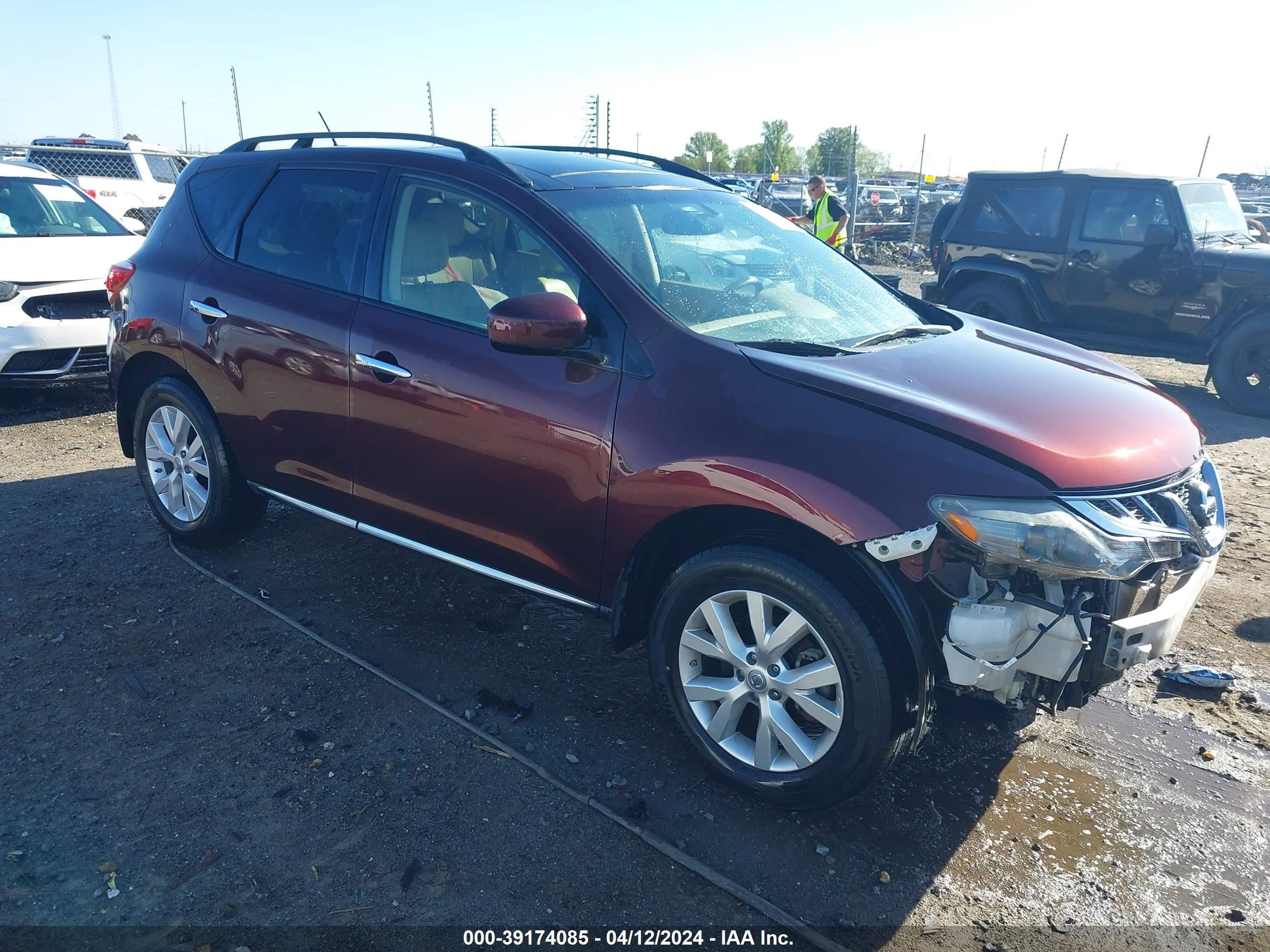 nissan murano 2014 jn8az1mu0ew422291