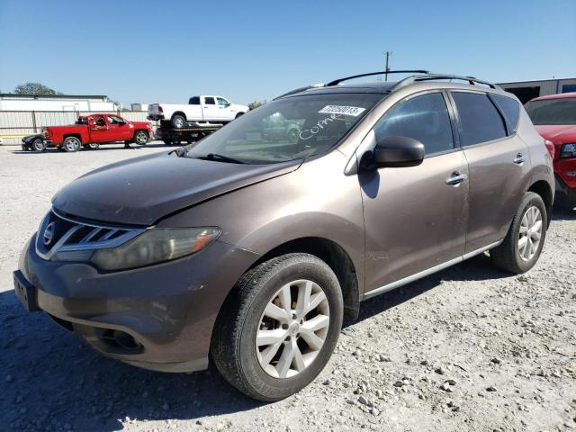 nissan murano s 2011 jn8az1mu1bw050553