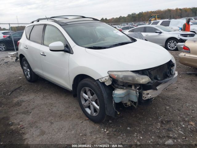 nissan murano 2010 jn8az1mu3aw014376