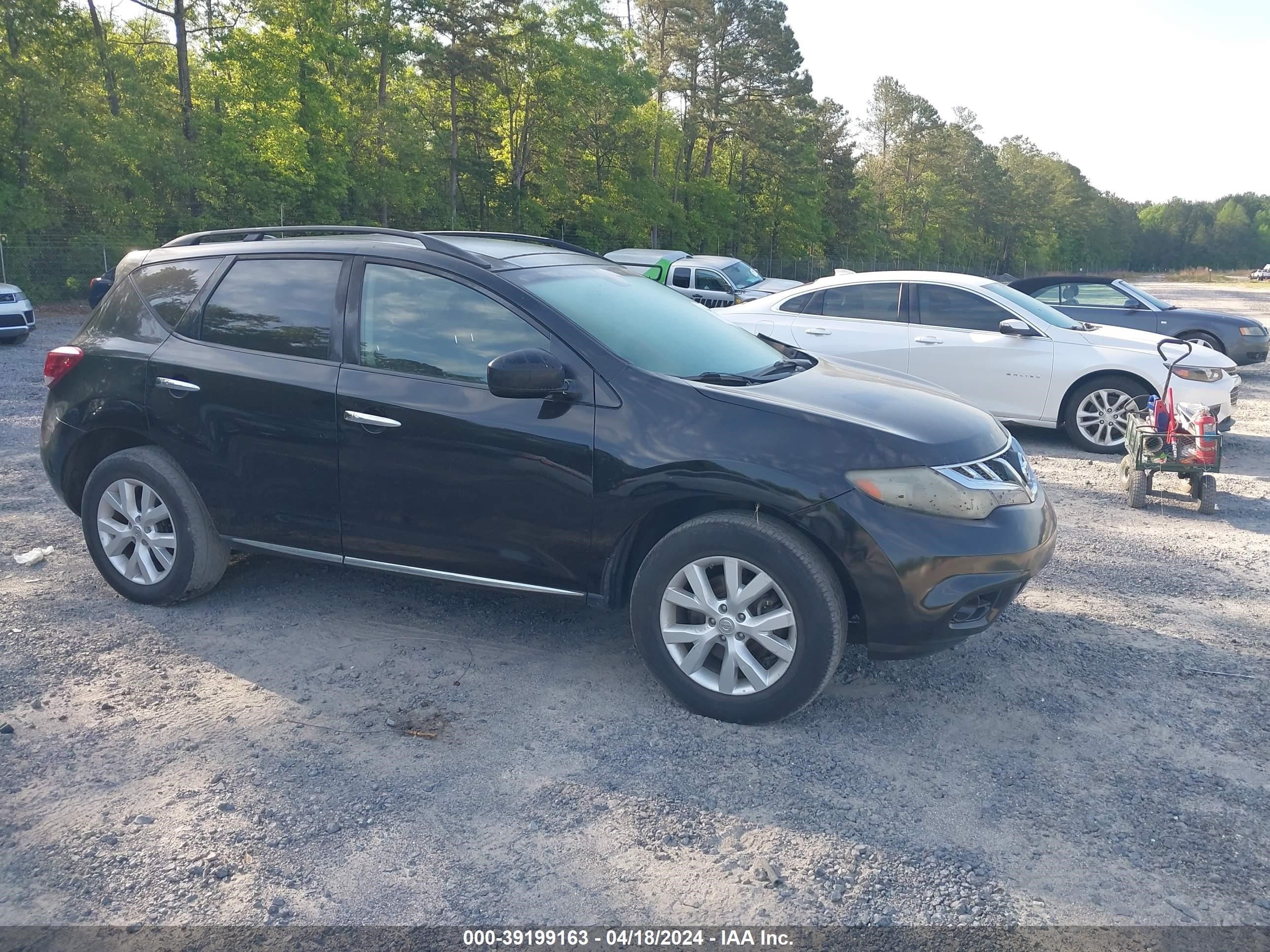 nissan murano 2011 jn8az1mu3bw051302