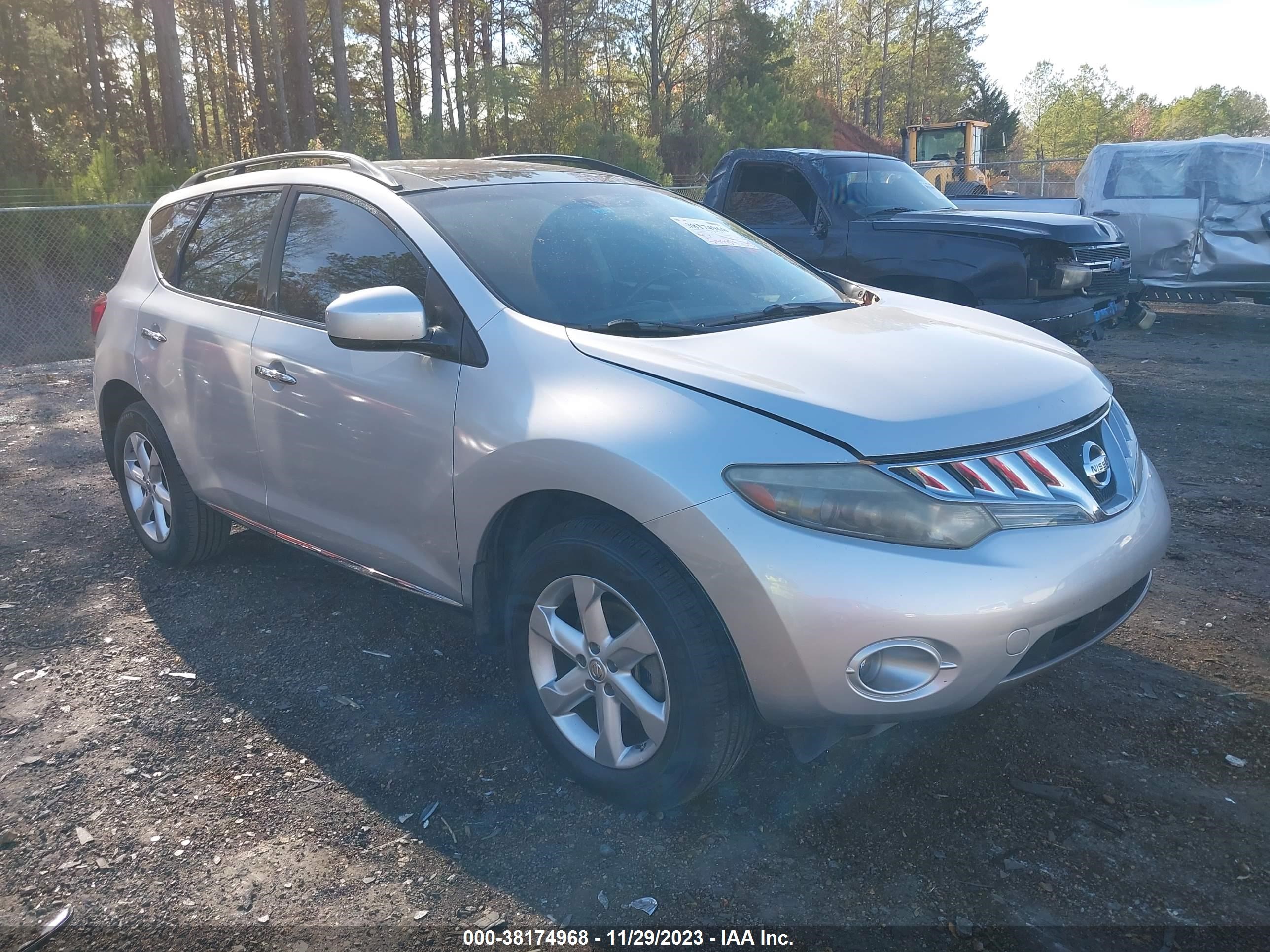 nissan murano 2010 jn8az1mu4aw020669