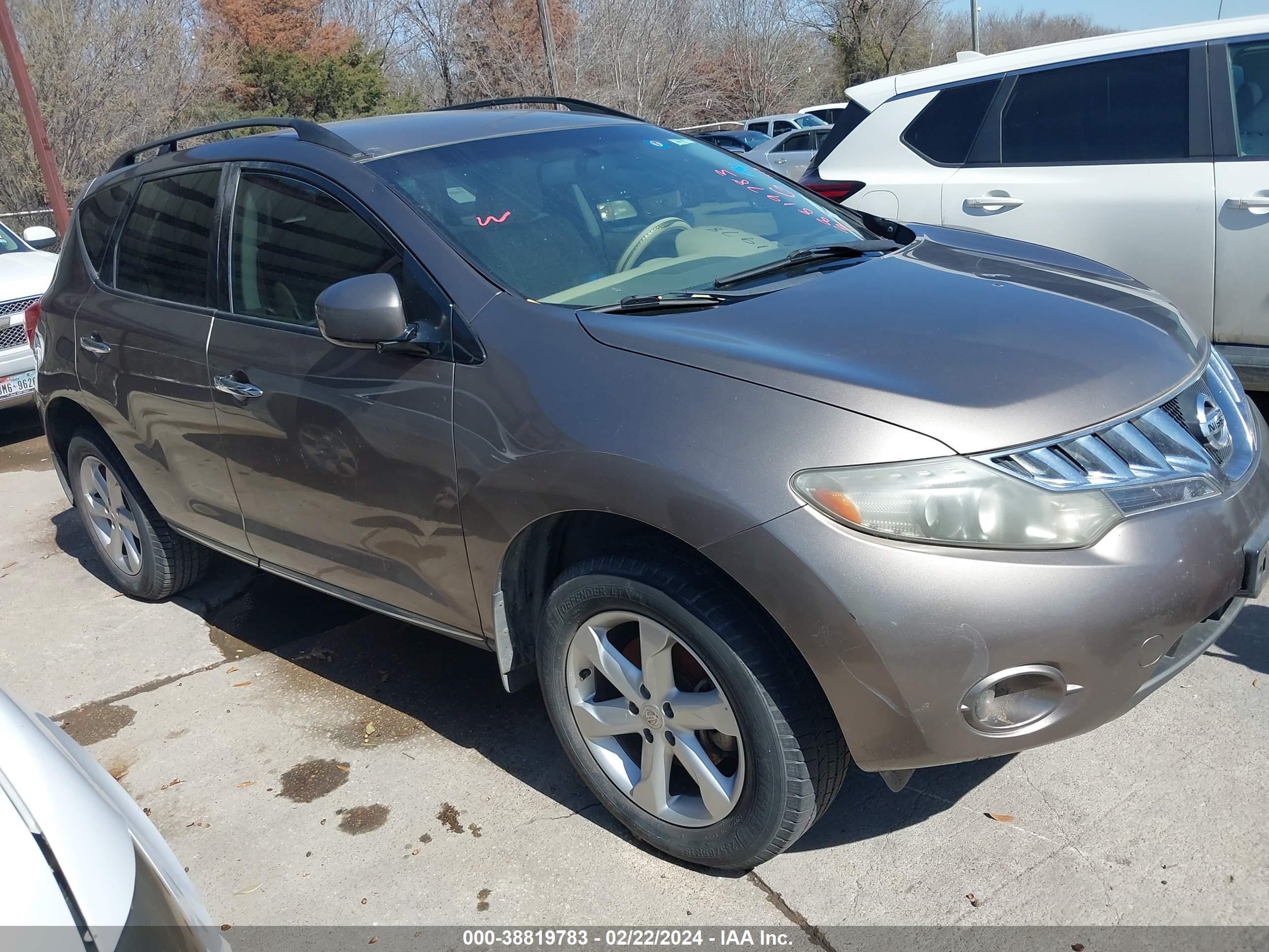 nissan murano 2010 jn8az1mu6aw000276